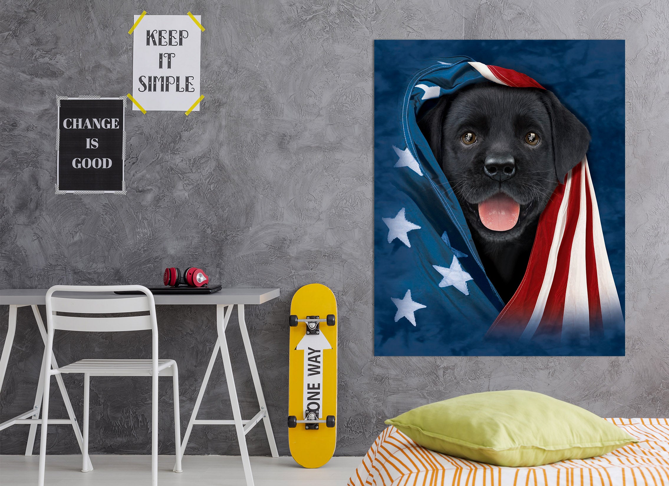 3D Cute Dog 002 Vincent Hie Wall Sticker