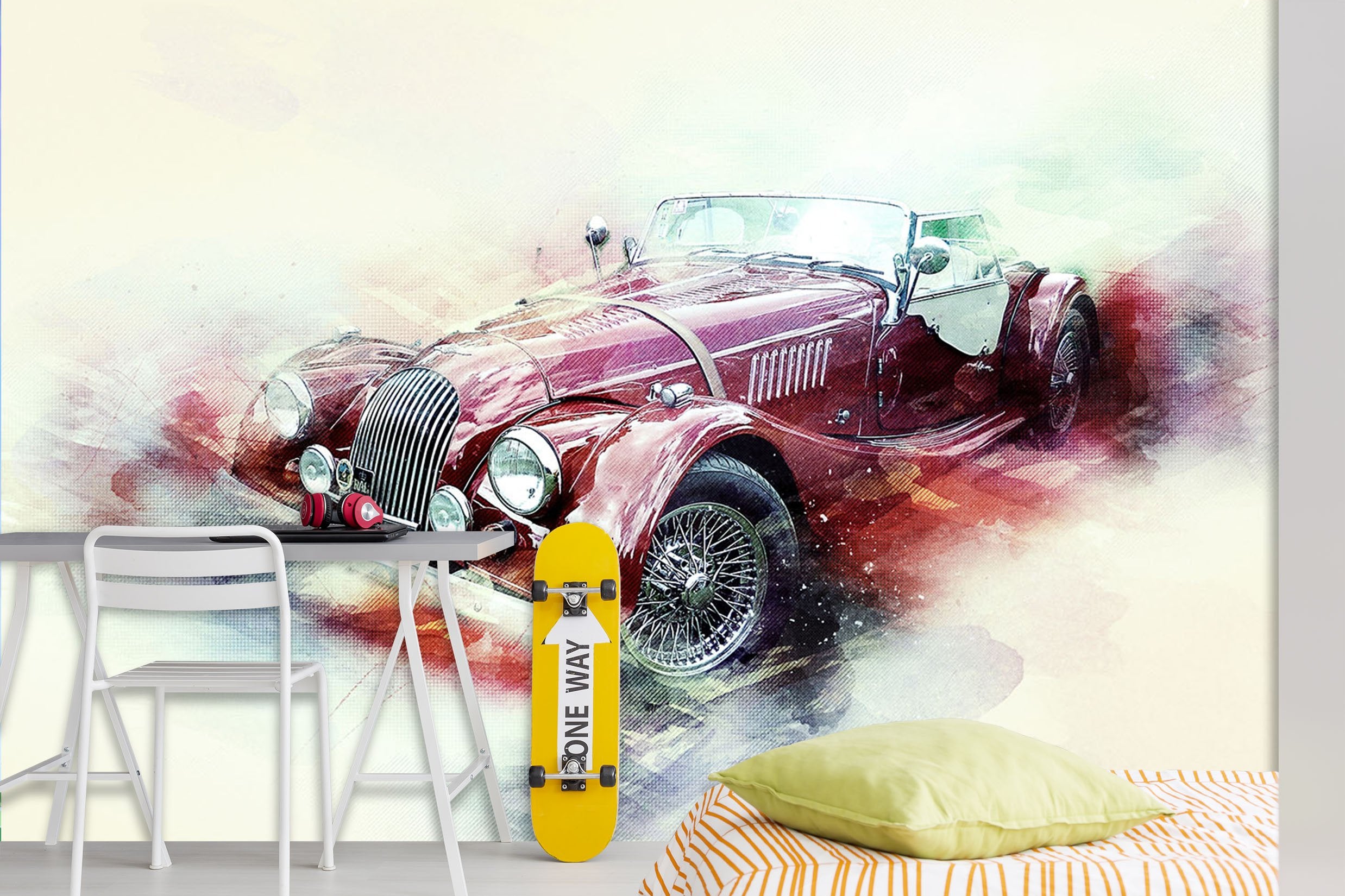 3D Austin Colour 903 Vehicle Wall Murals Wallpaper AJ Wallpaper 2