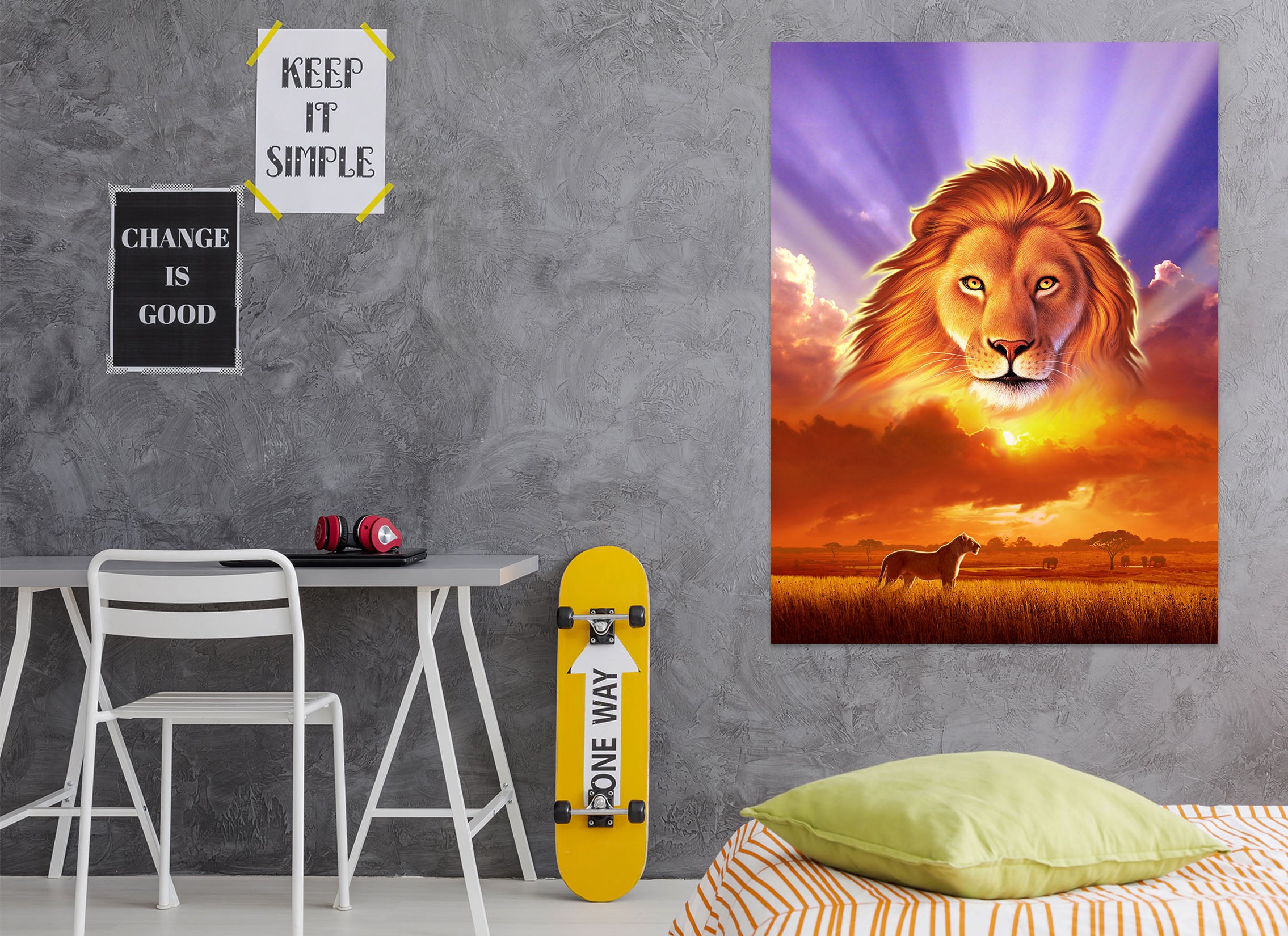3D Lion King 016 Jerry LoFaro Wall Sticker