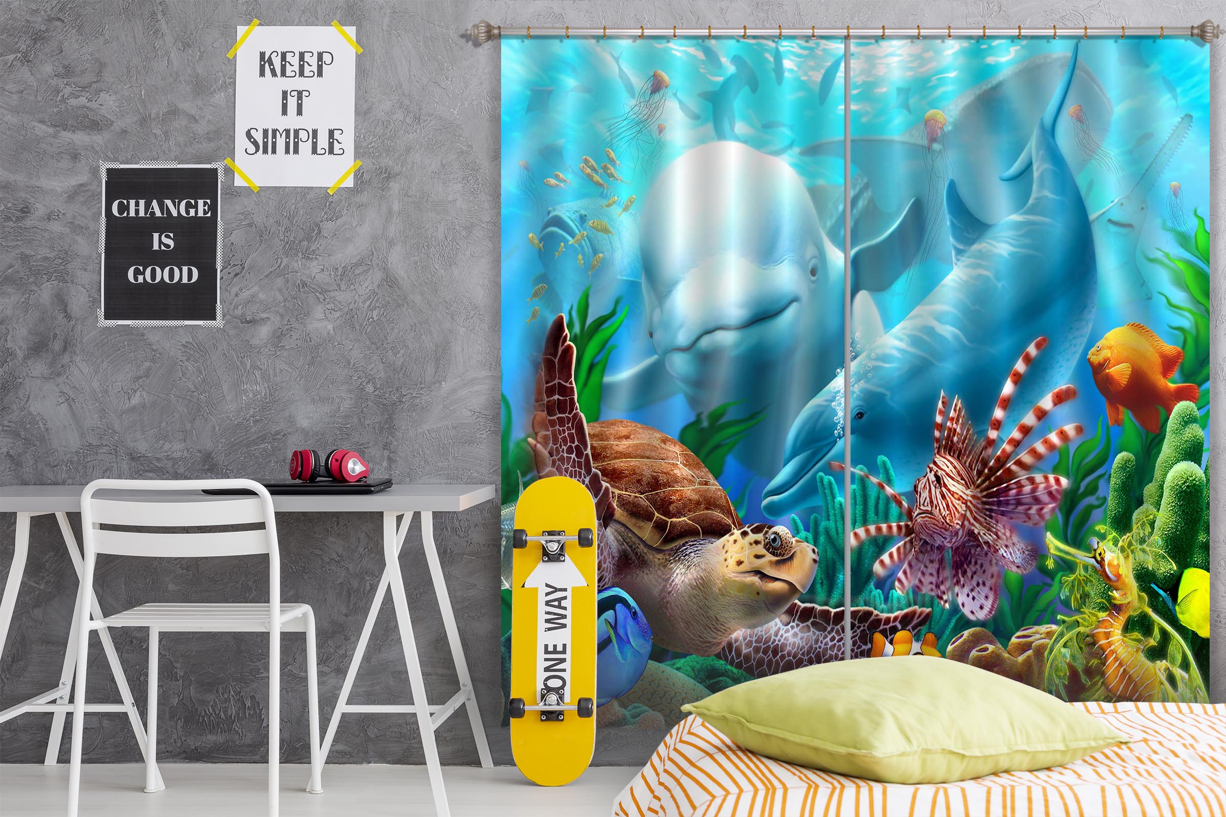 3D Seavilians 046 Jerry LoFaro Curtain Curtains Drapes