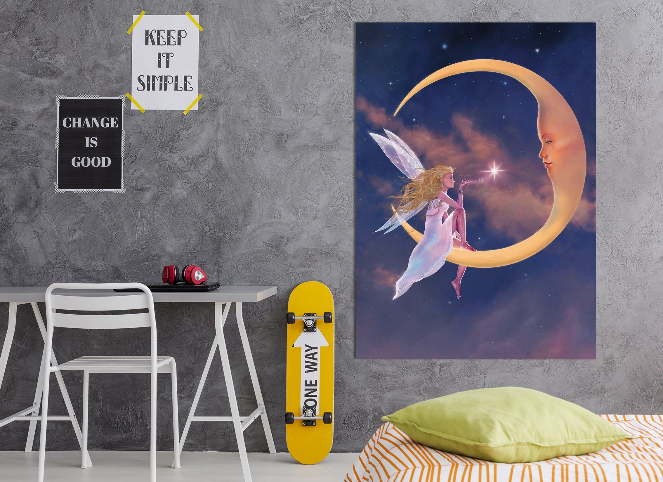 3D Star Kiss 075 Vincent Hie Wall Sticker