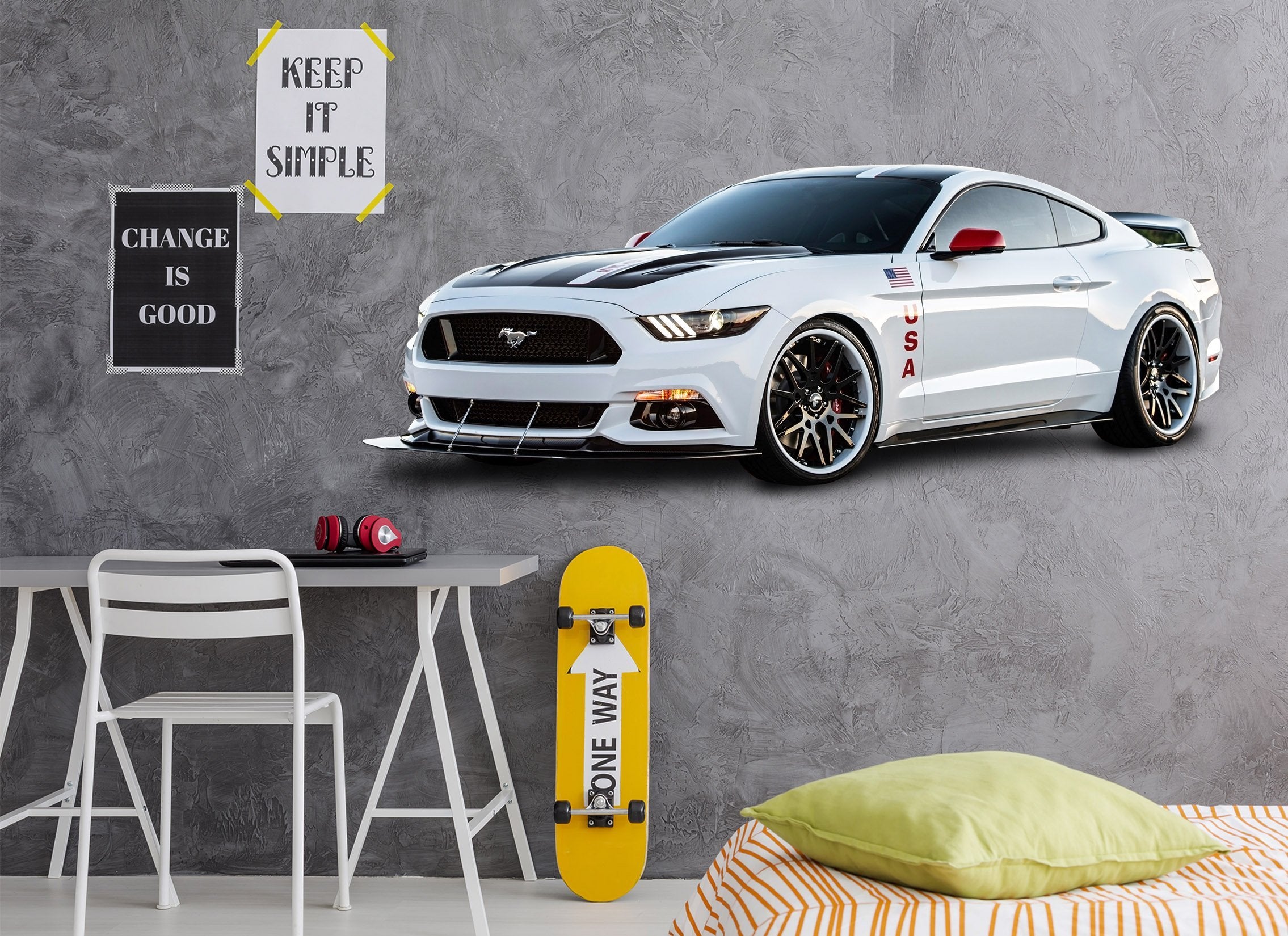 3D Wild Horse 0313 Vehicles Wallpaper AJ Wallpaper