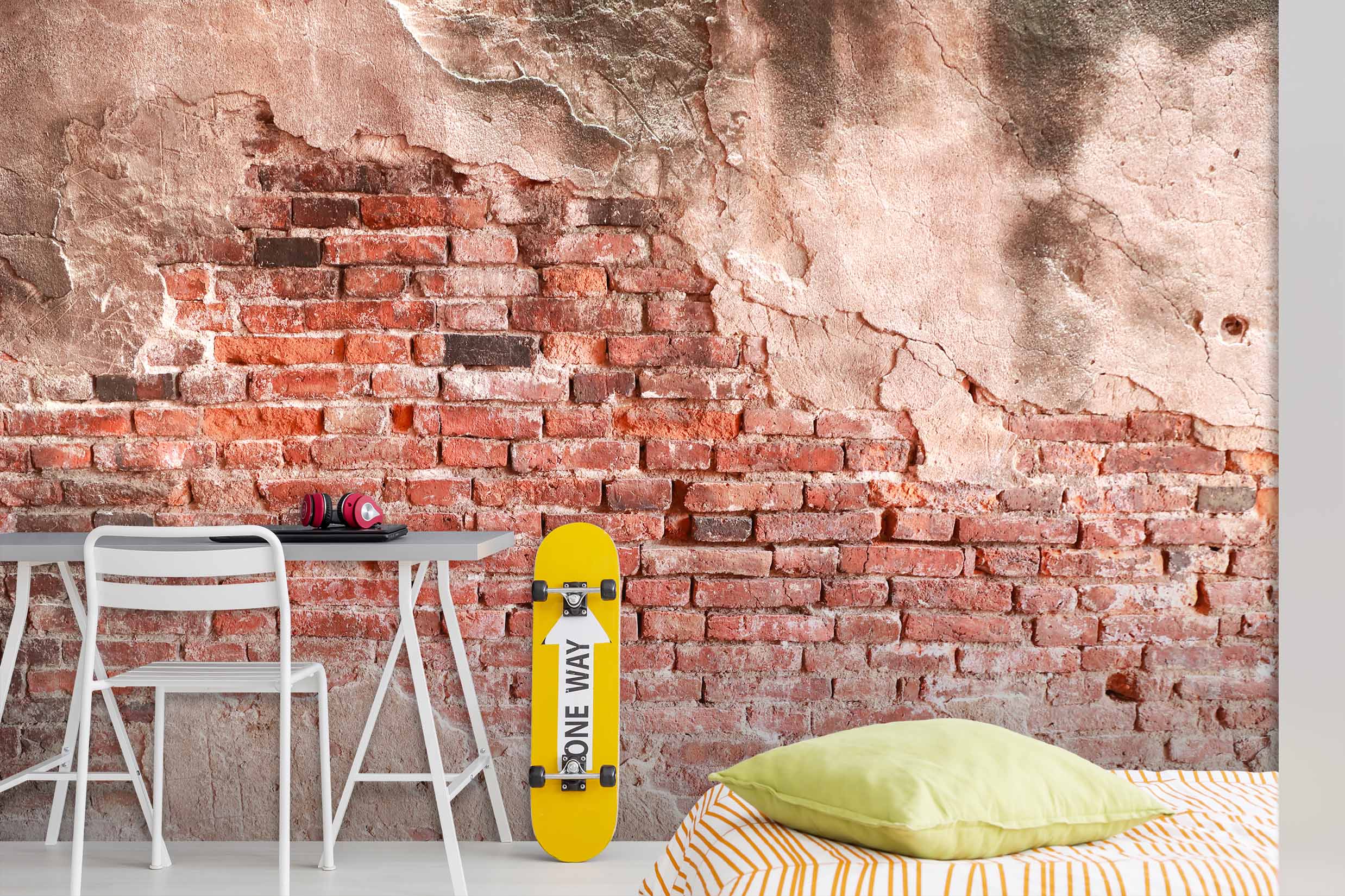 3D Red Brick Wall 46 Wall Murals