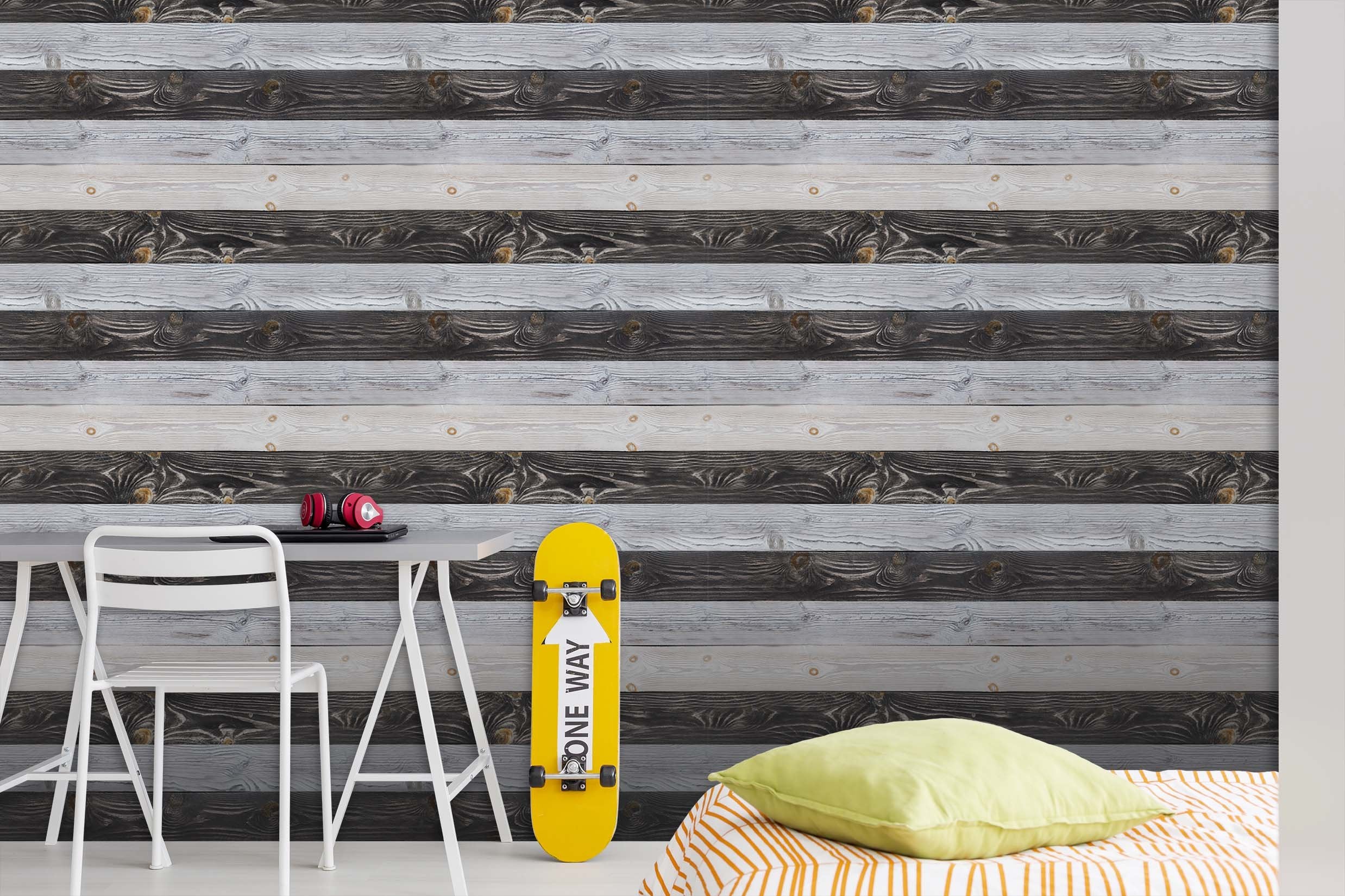 3D Black Texture Wood 43 Wall Murals Wallpaper AJ Wallpaper 2