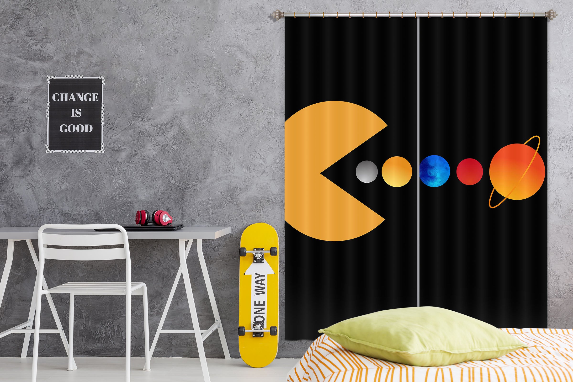 3D Colored Balls 1145 Boris Draschoff Curtain Curtains Drapes