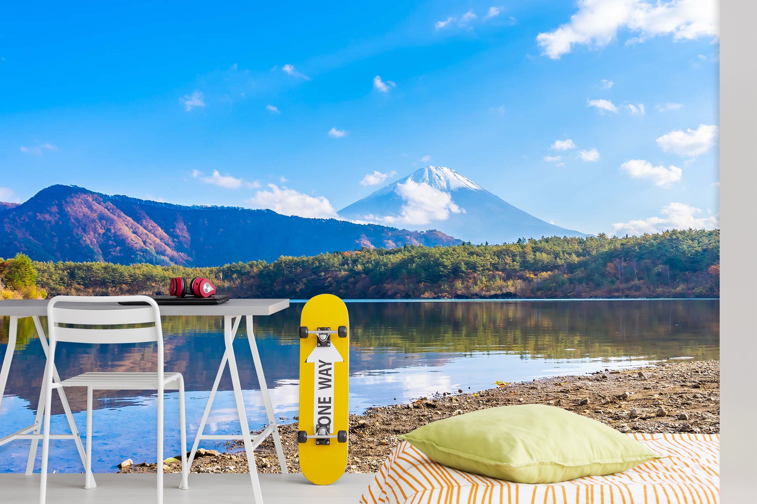 3D Lake Mountain 95 Wall Murals