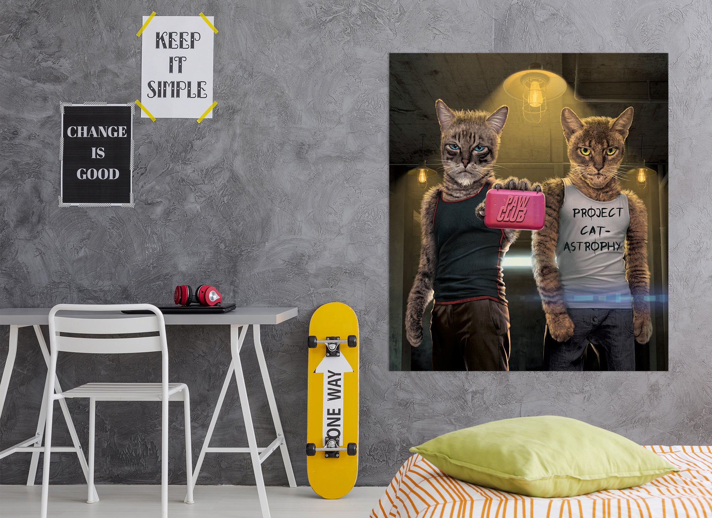 3D Paw Club 057 Vincent Hie Wall Sticker