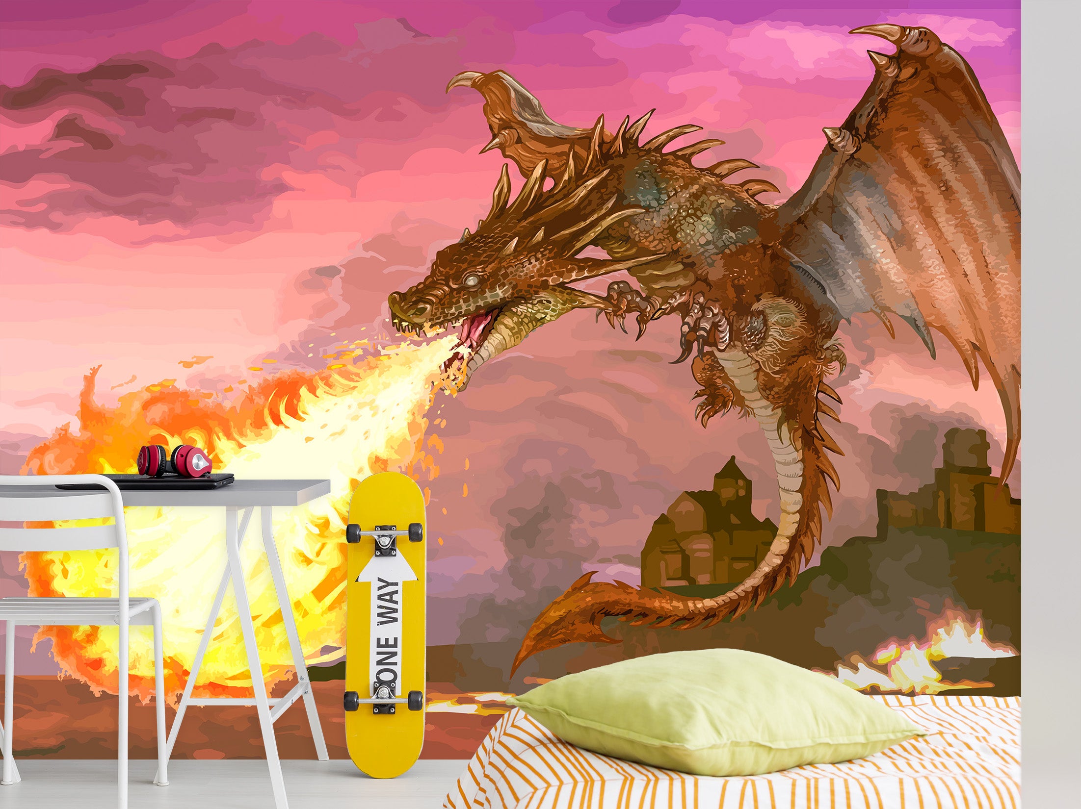 3D Dragon Spitfire 57140 Wall Murals