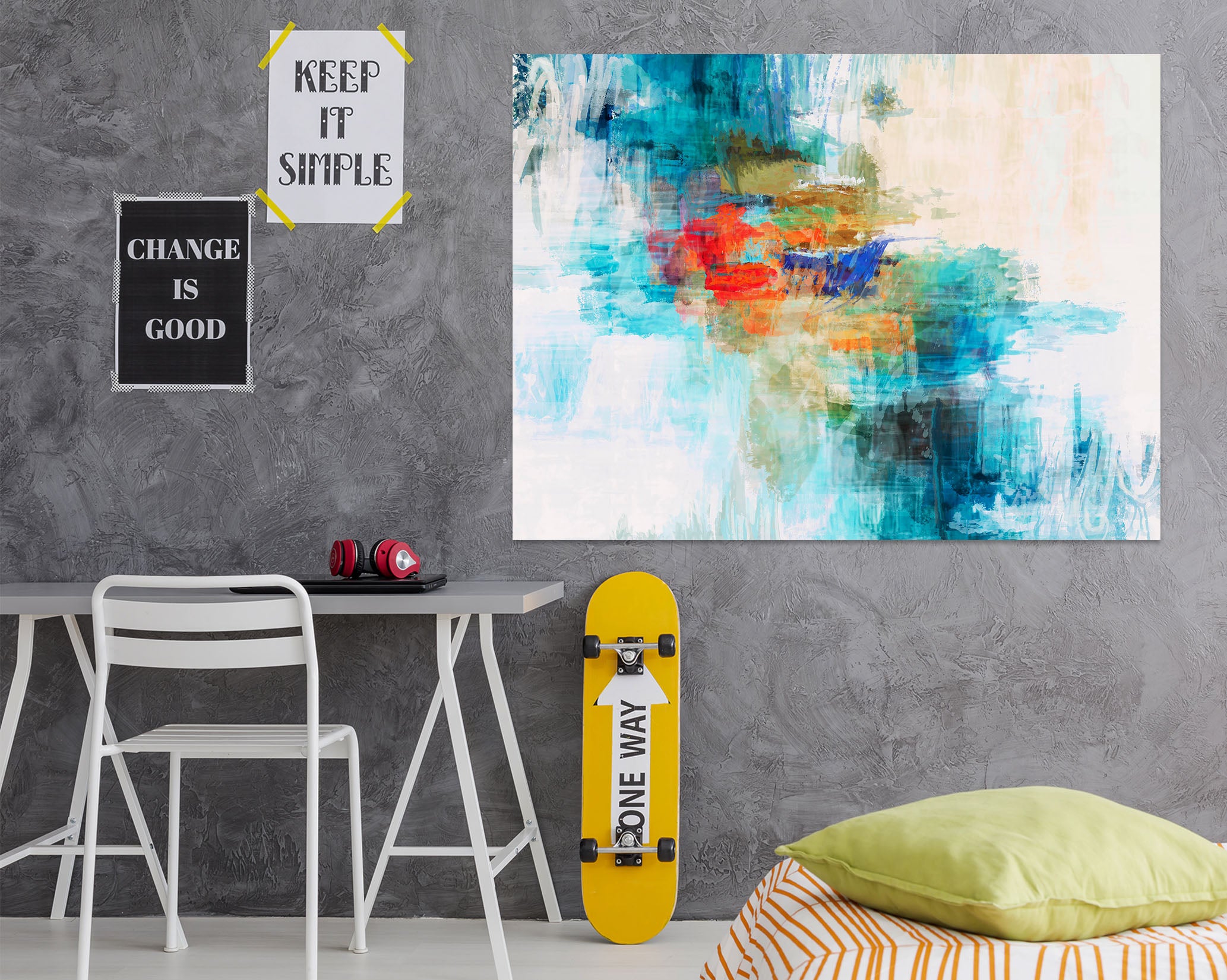 3D Abstract Art 006 Michael Tienhaara Wall Sticker