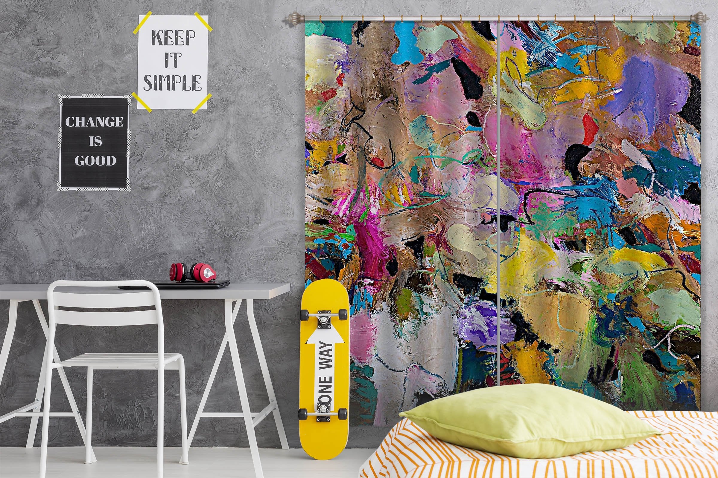 3D Abstract Art 173 Allan P. Friedlander Curtain Curtains Drapes Wallpaper AJ Wallpaper