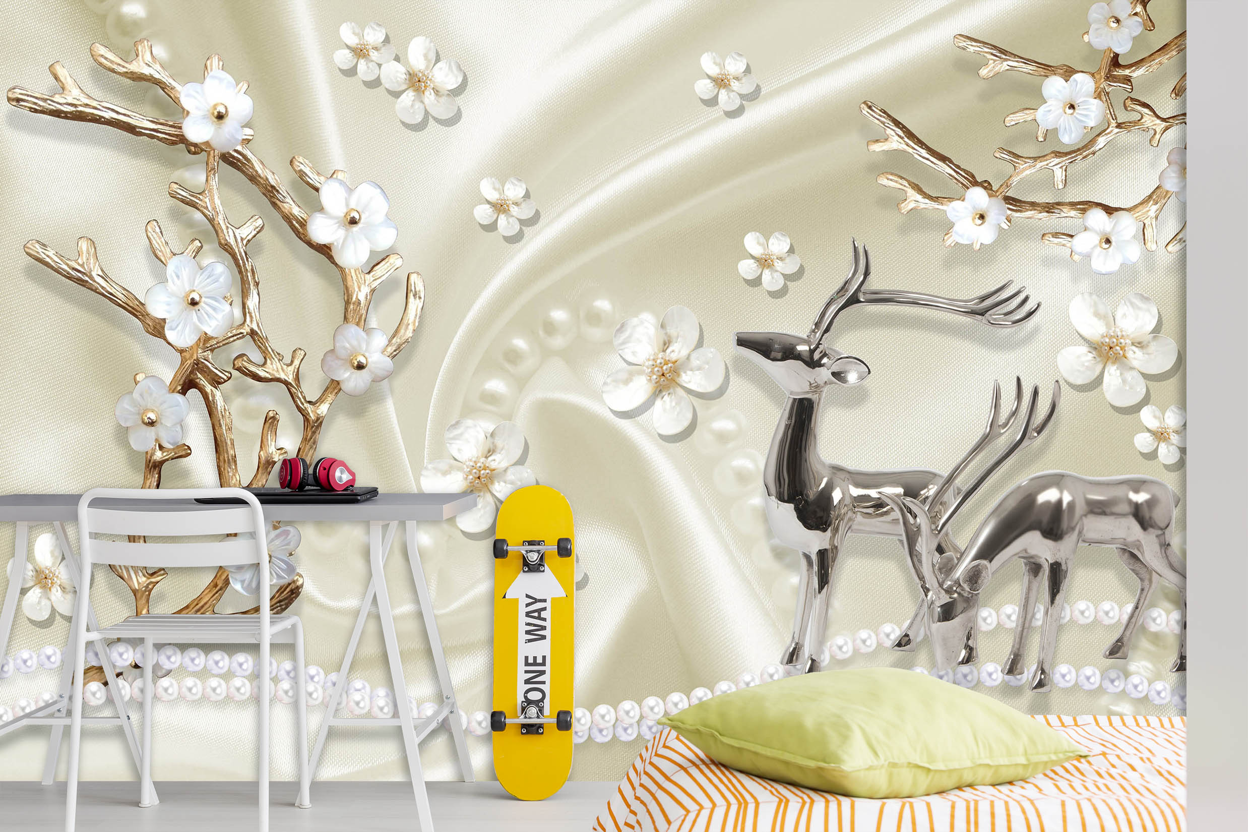 3D Flower Tree 1490 Wall Murals