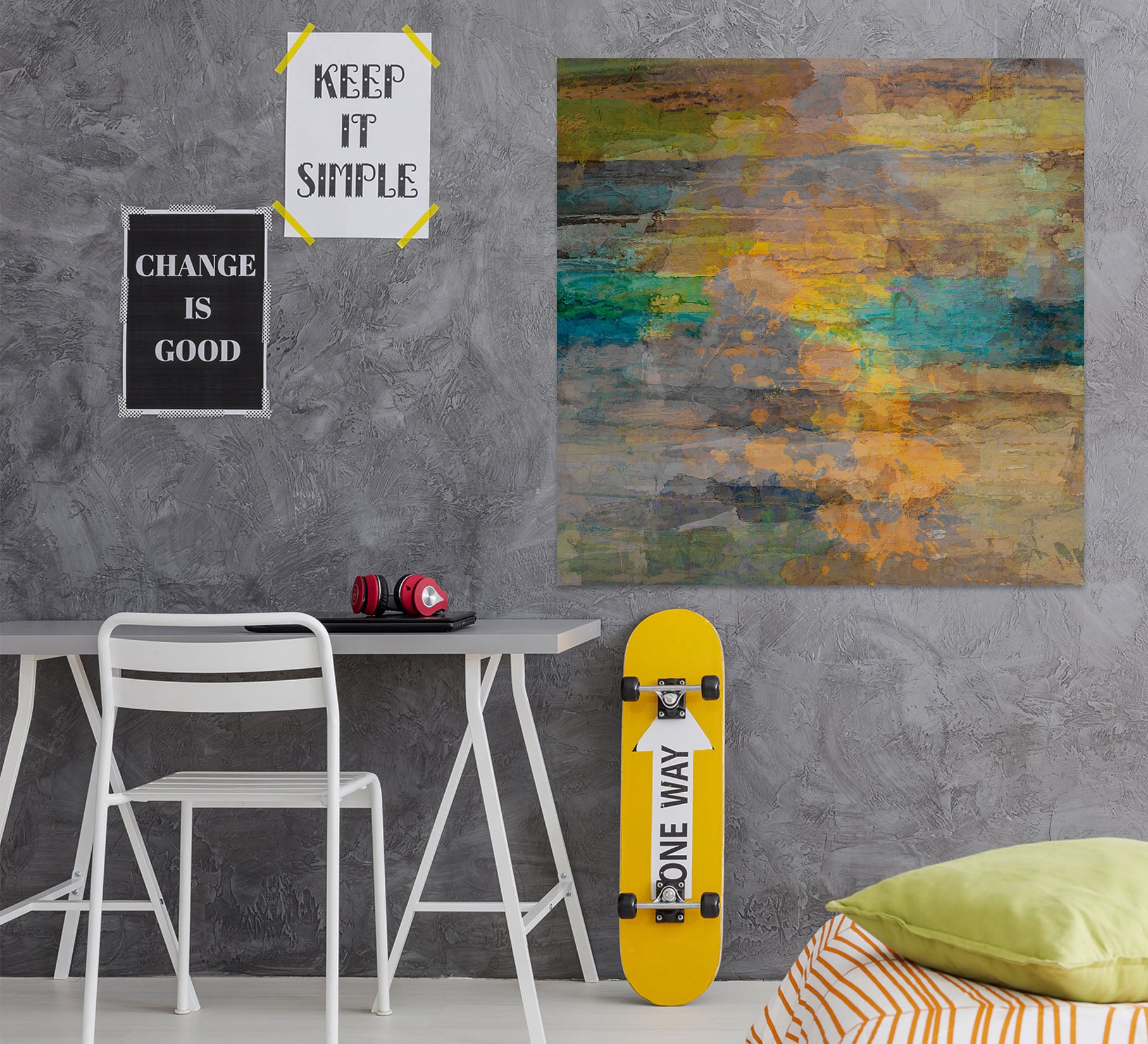 3D Rising Sea 025 Michael Tienhaara Wall Sticker