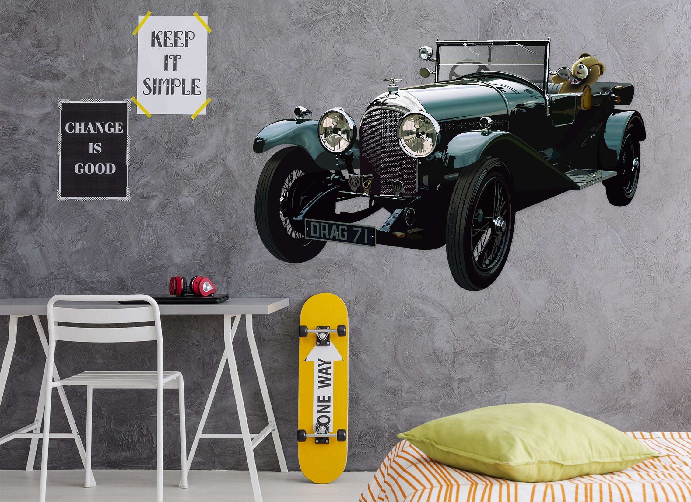 3D Classic Cars 0013 Vehicles Wallpaper AJ Wallpaper