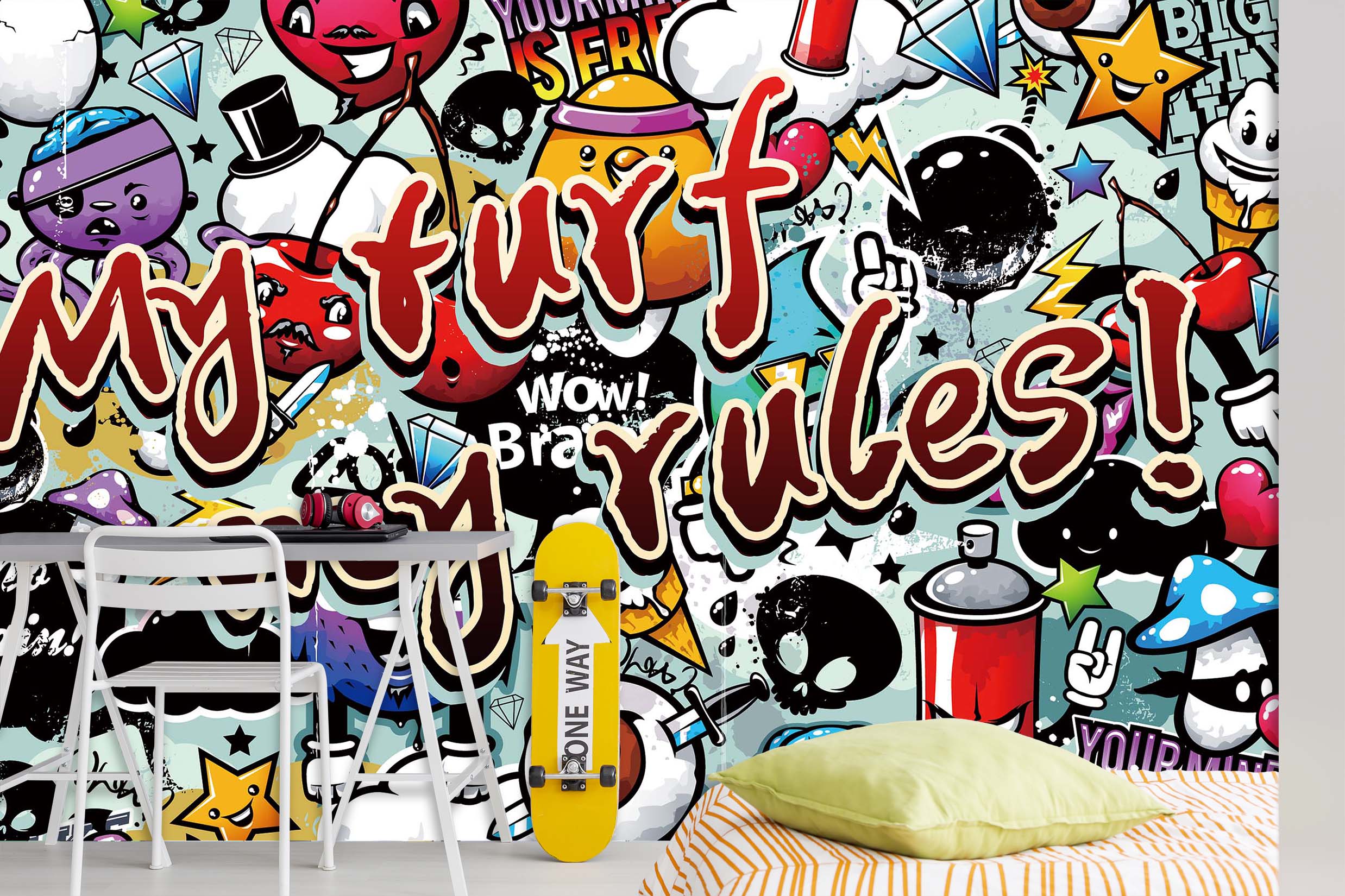 3D Hand Painted Sprinkler 146 Wall Murals Wallpaper AJ Wallpaper 2