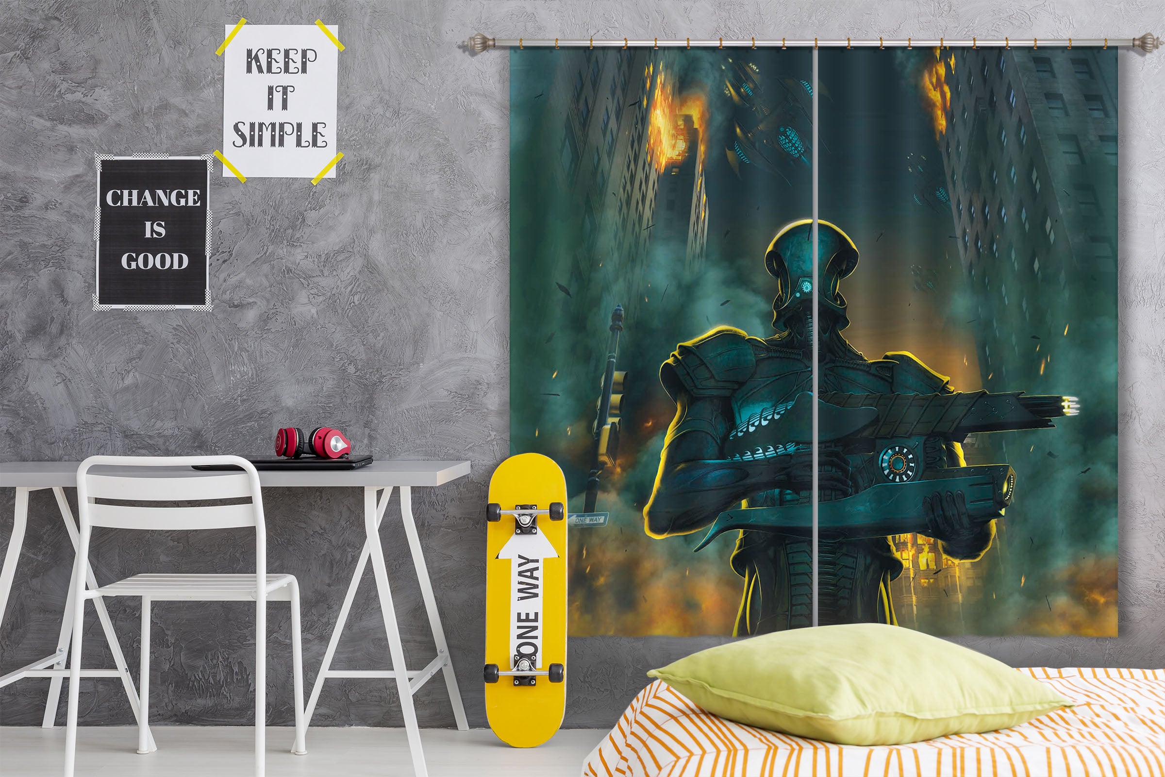 3D Invasion 045 Vincent Hie Curtain Curtains Drapes