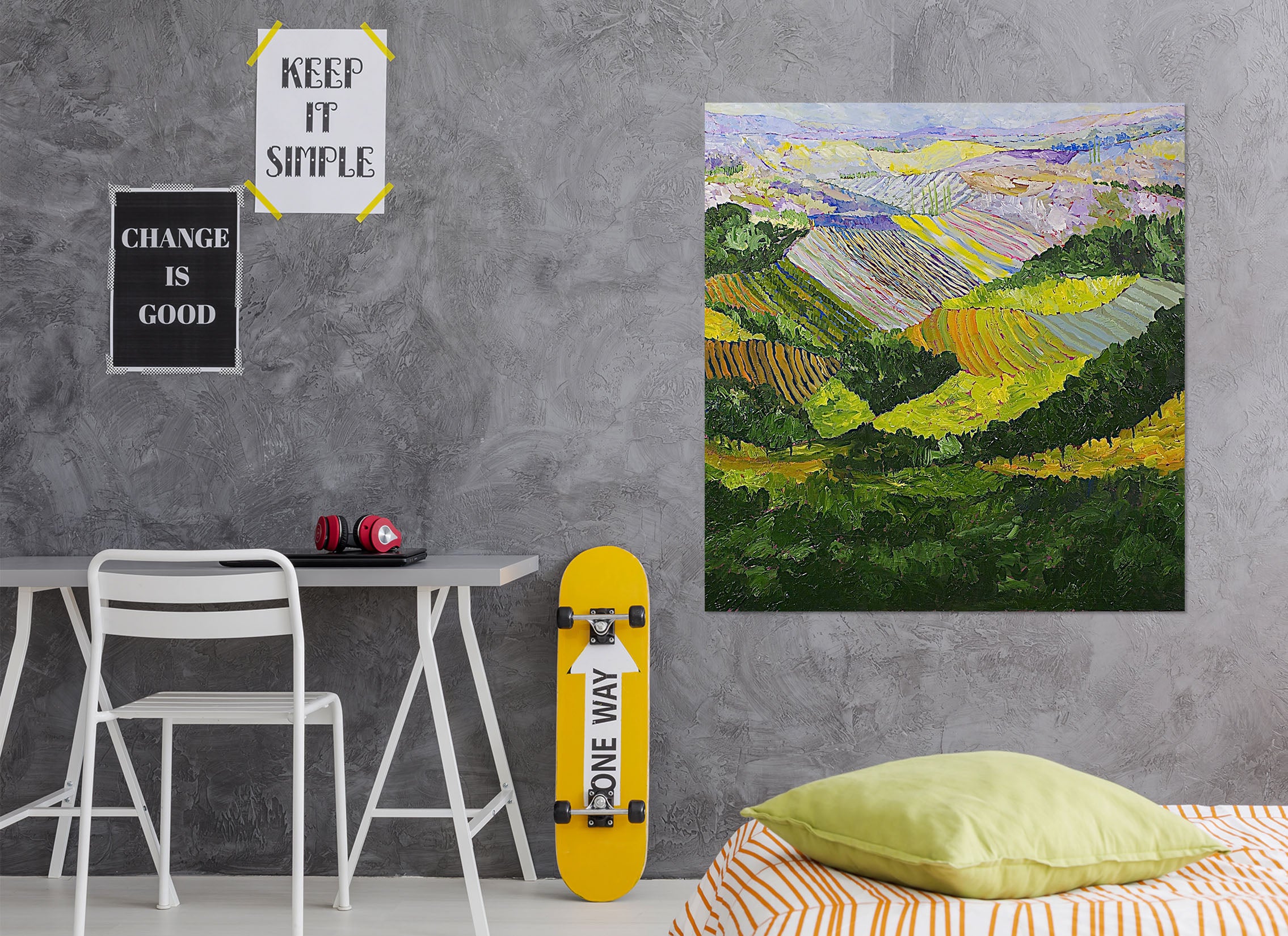 3D Forest Field 105 Allan P. Friedlander Wall Sticker