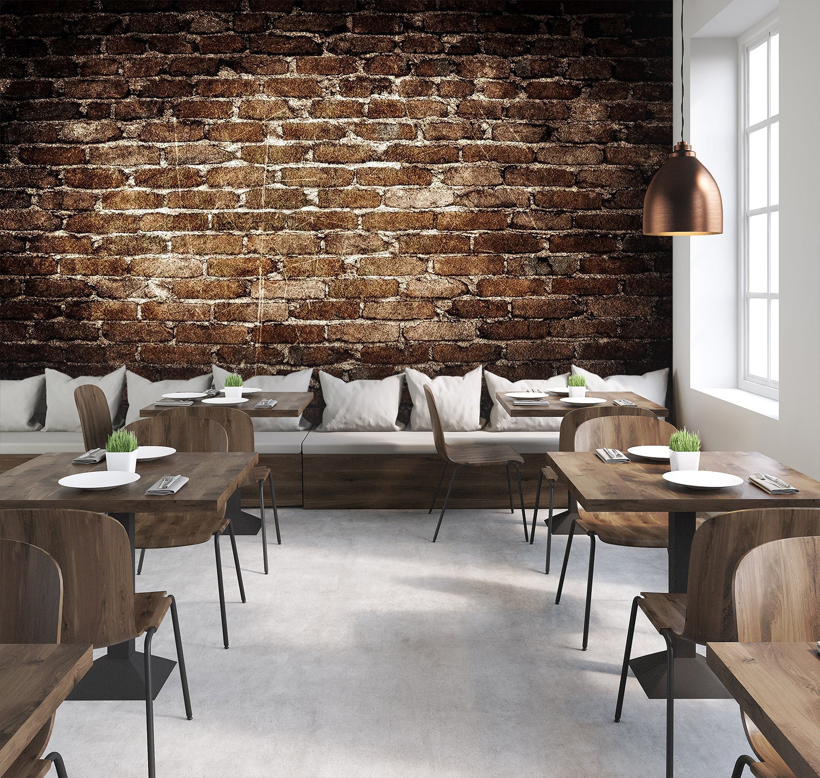 3D Bricks Stacked 1429 Wall Murals