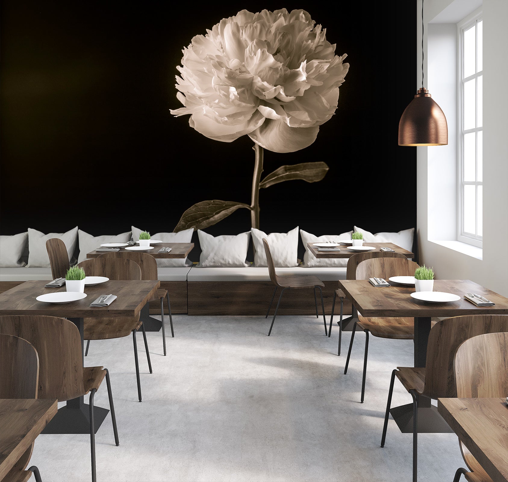 3D Elegant Flower 6221 Assaf Frank Wall Mural Wall Murals