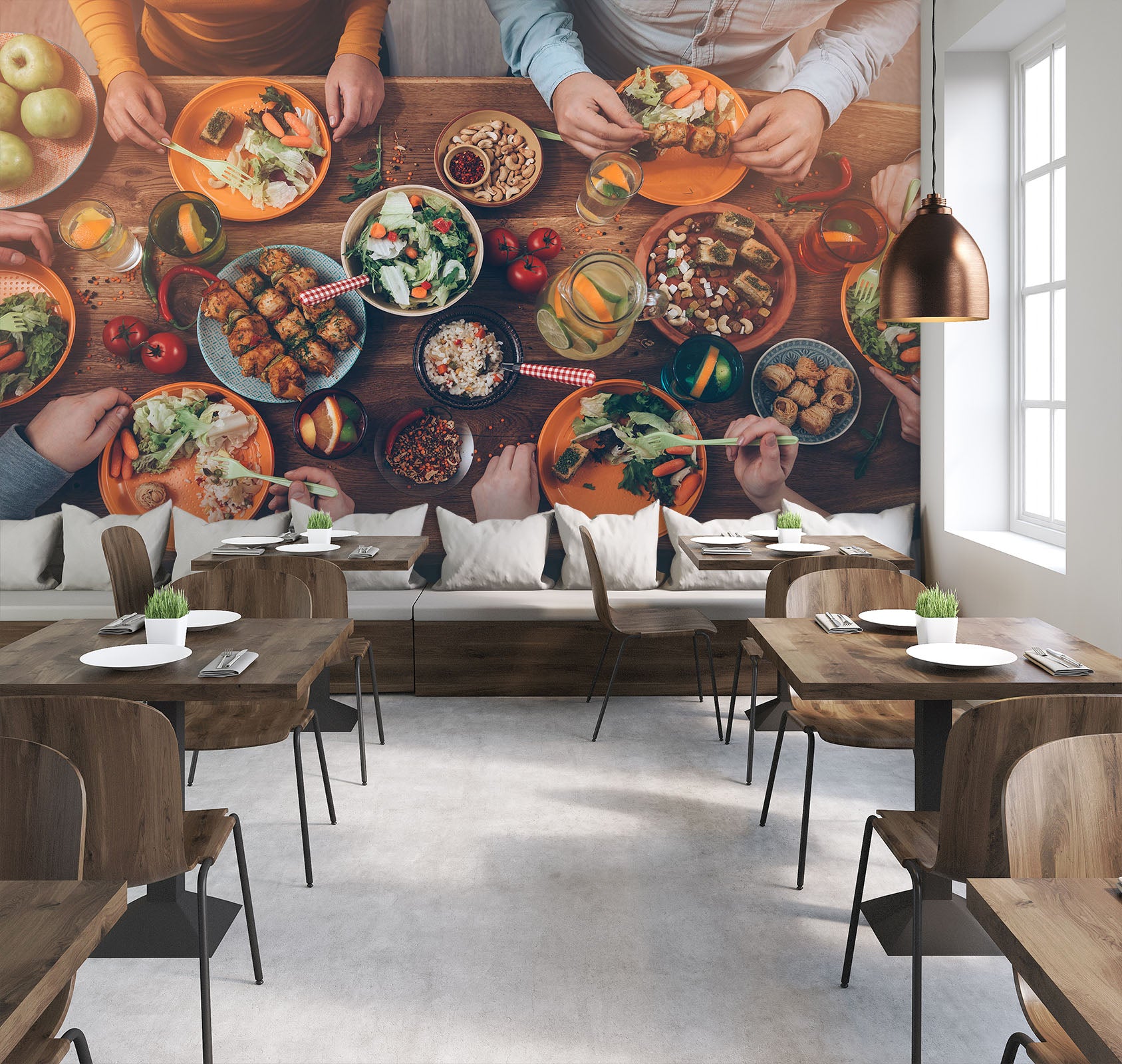 3D Tasting Food 338 Wall Murals