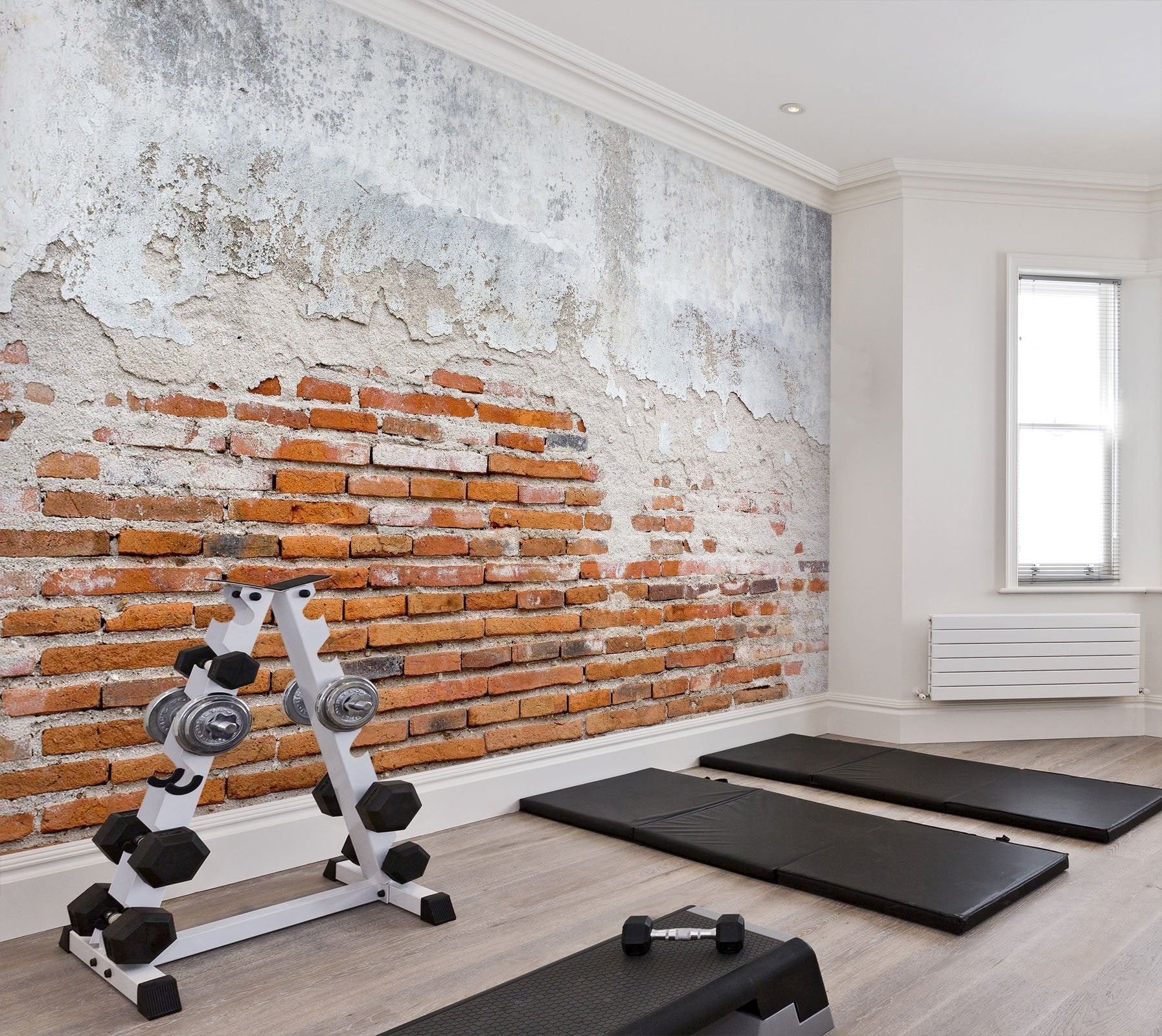 3D unfinished Brown Brick wall 25 Wall Murals Wallpaper AJ Wallpaper