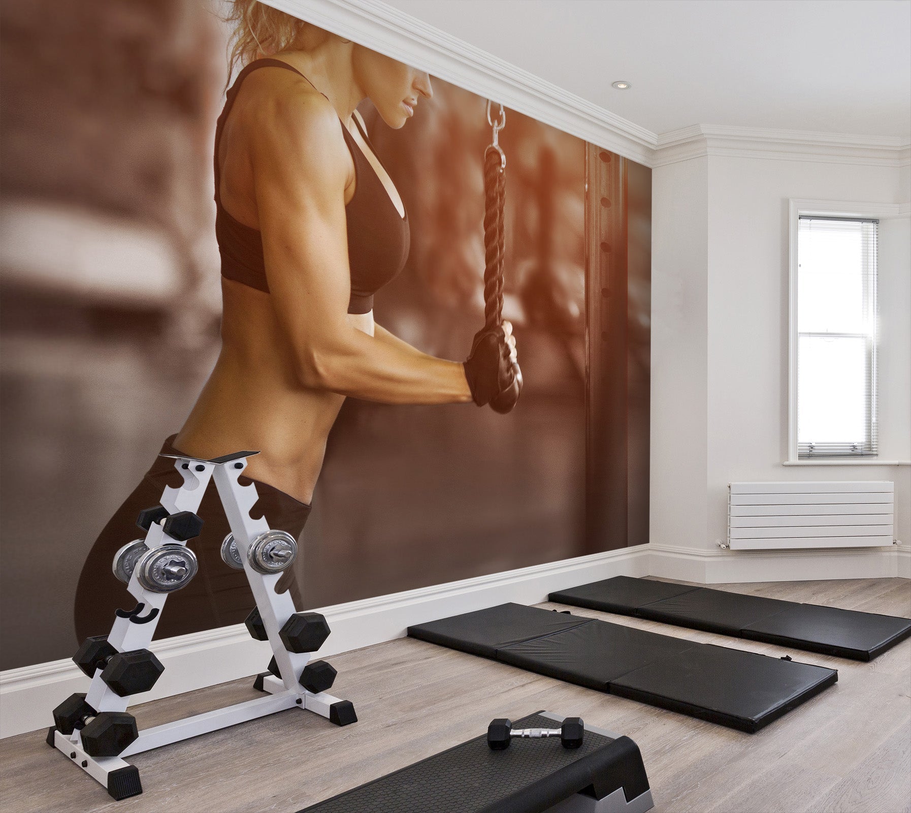 3D Lady Fitness 073 Wall Murals Wallpaper AJ Wallpaper 2