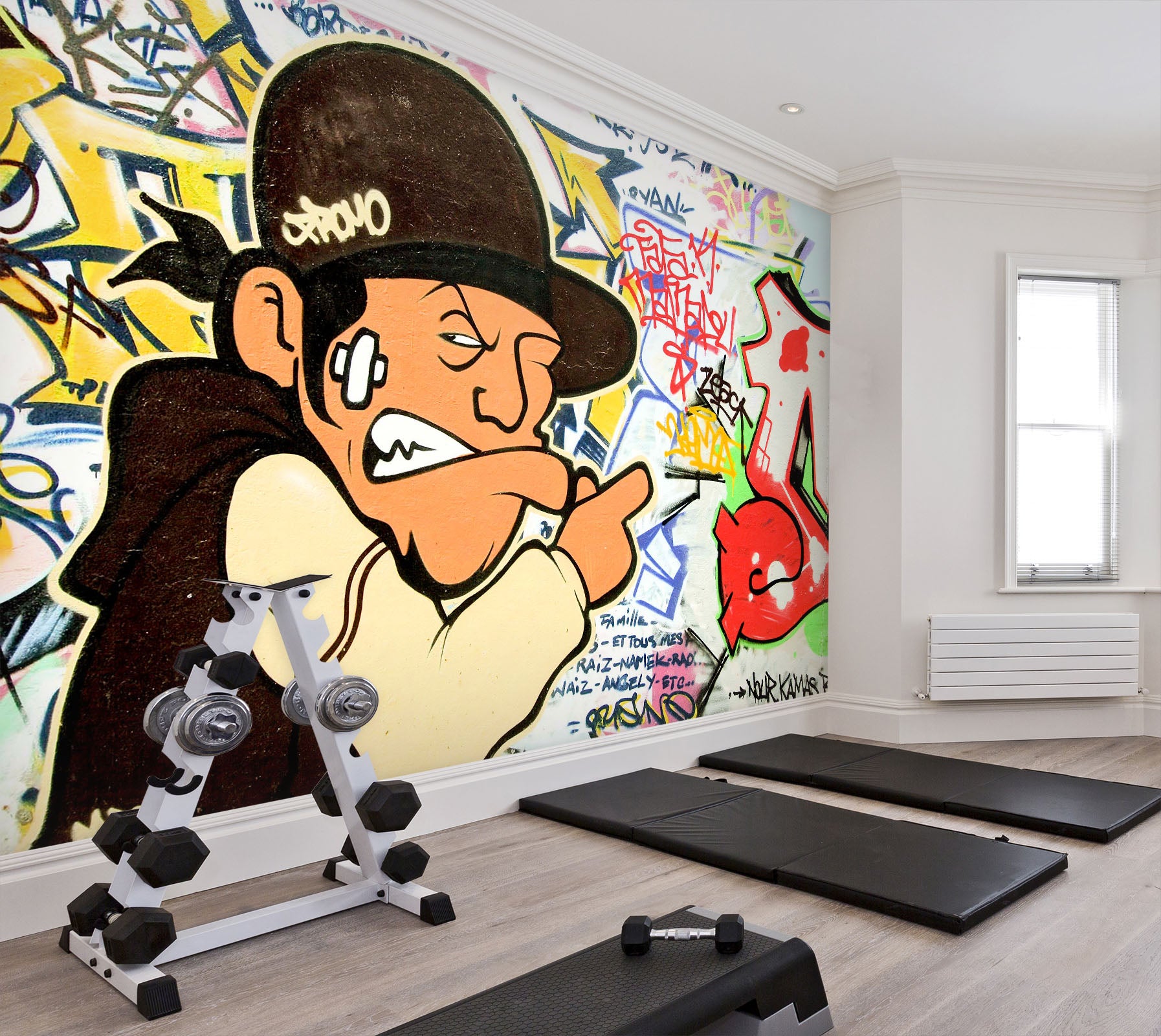3D Cartoon Man 113 Wall Murals