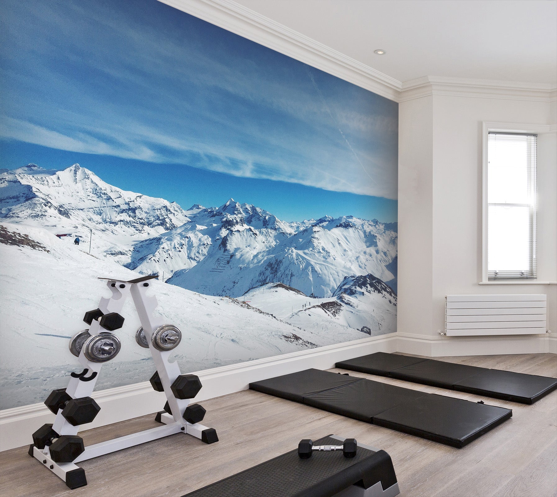 3D Snow Mountain 214 Wall Murals