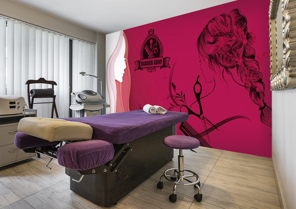 3D Hair Cutting Scissors 1550 Wall Murals