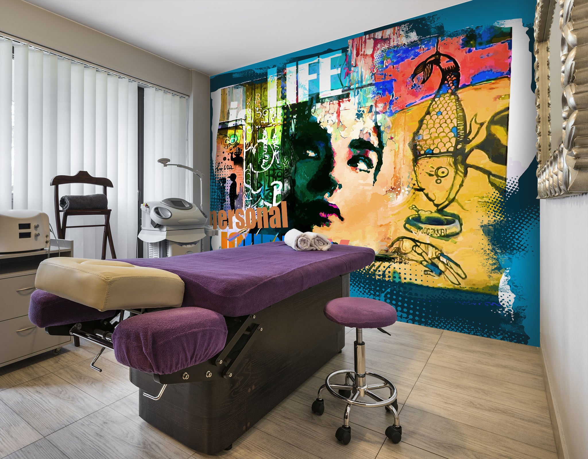 3D Poster Girl 081 Wall Murals