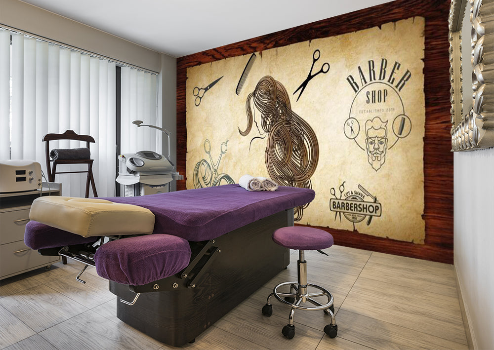 3D Long Hair 1551 Wall Murals