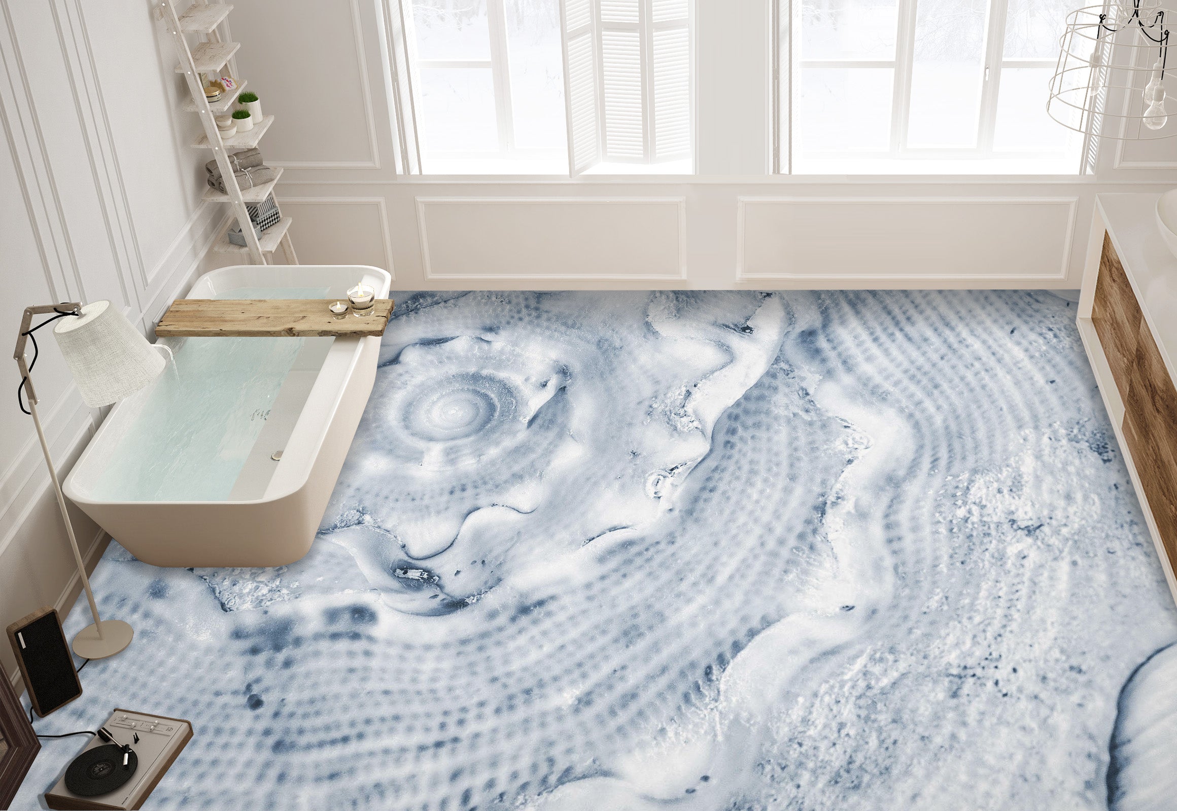3D Chilly Style 538 Floor Mural Wallpaper Murals Rug & Mat Print Epoxy waterproof bath floor