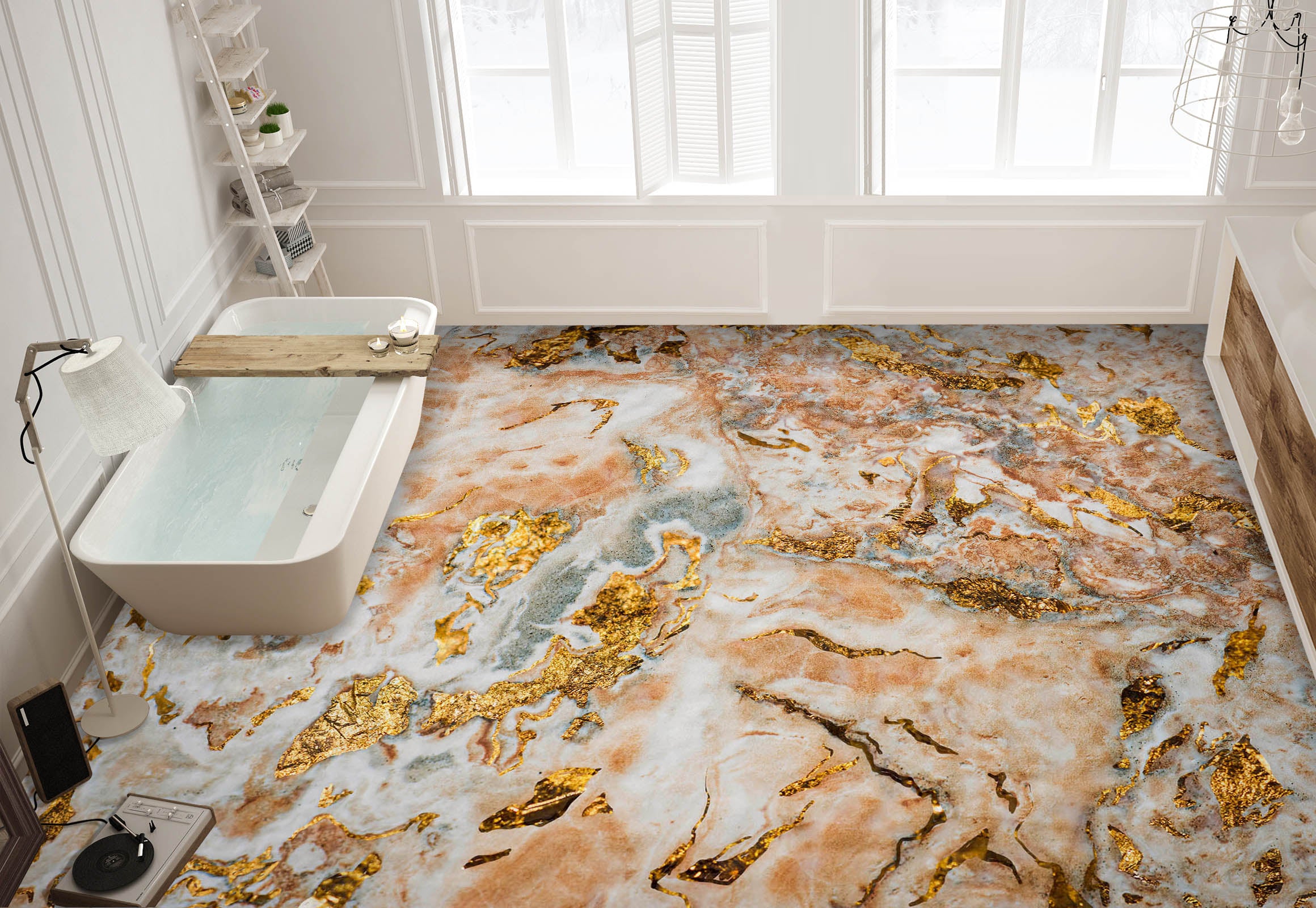 3D Fantasy And Gorgeous 983 Floor Mural