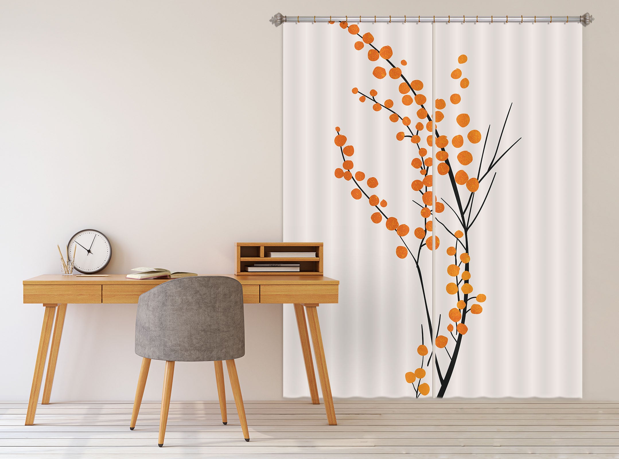 3D Flower Pattern 1139 Boris Draschoff Curtain Curtains Drapes