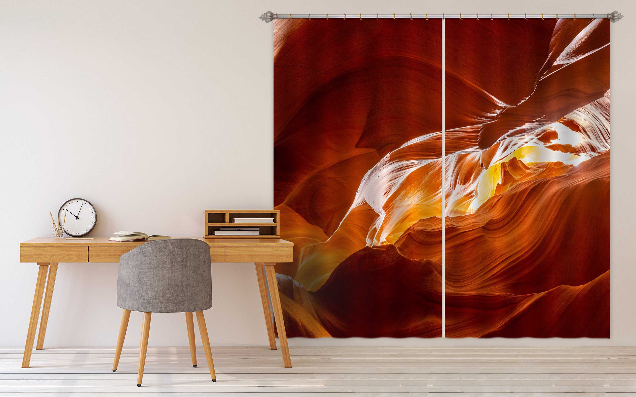 3D Red Canyon 174 Marco Carmassi Curtain Curtains Drapes