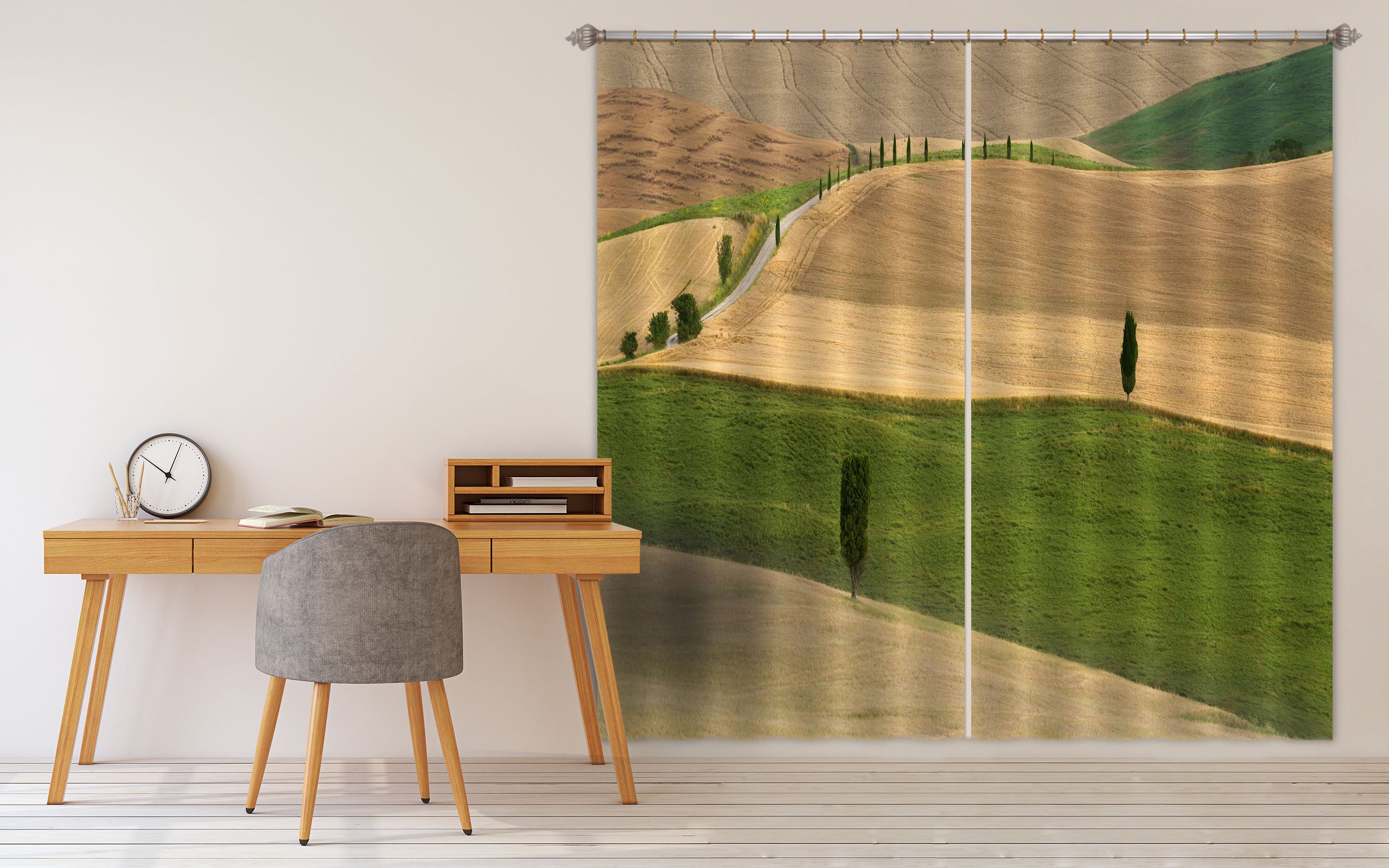 3D Grassy Beach 160 Marco Carmassi Curtain Curtains Drapes