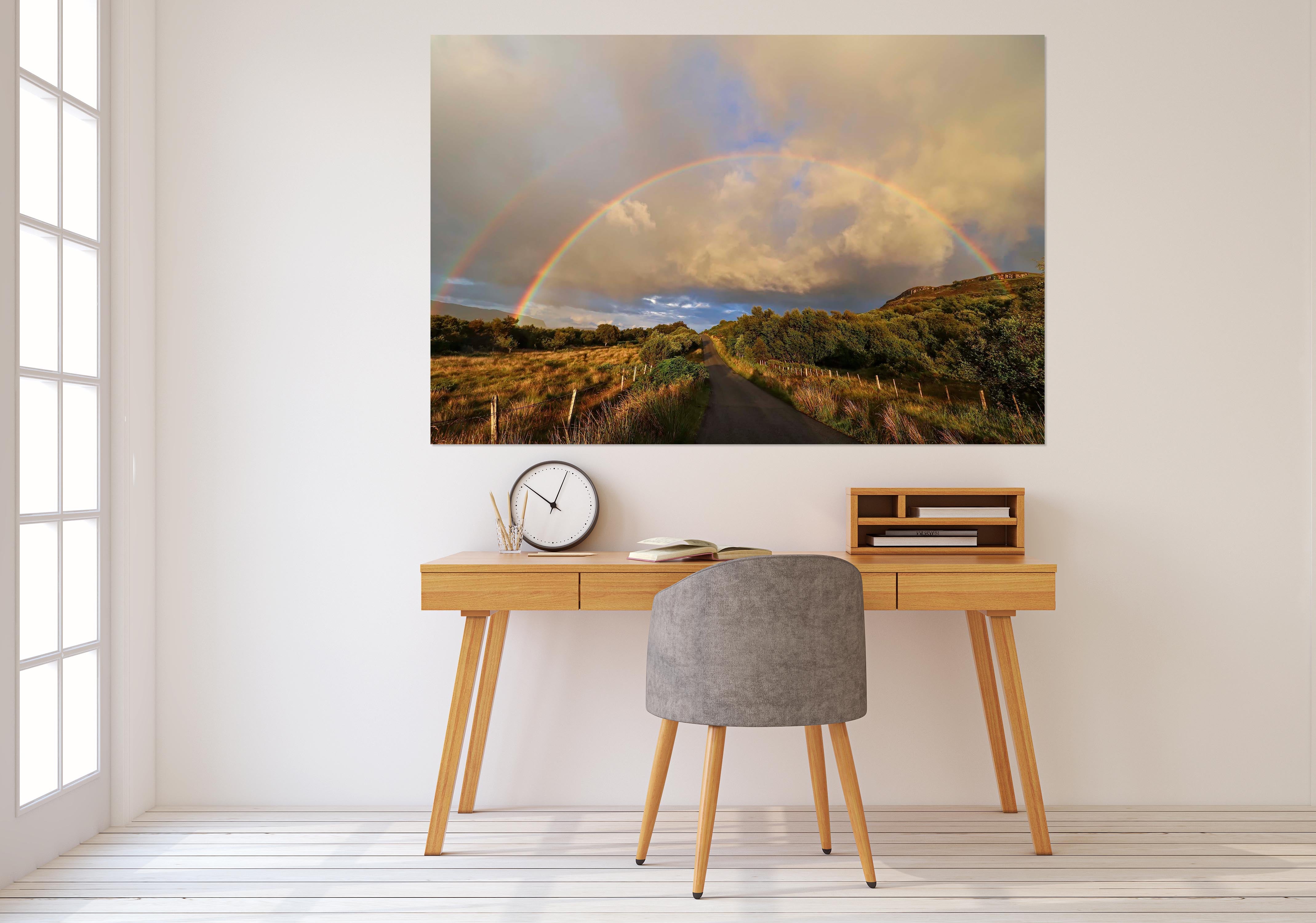 3D Rainbow Highway 119 Jerry LoFaro Wall Sticker