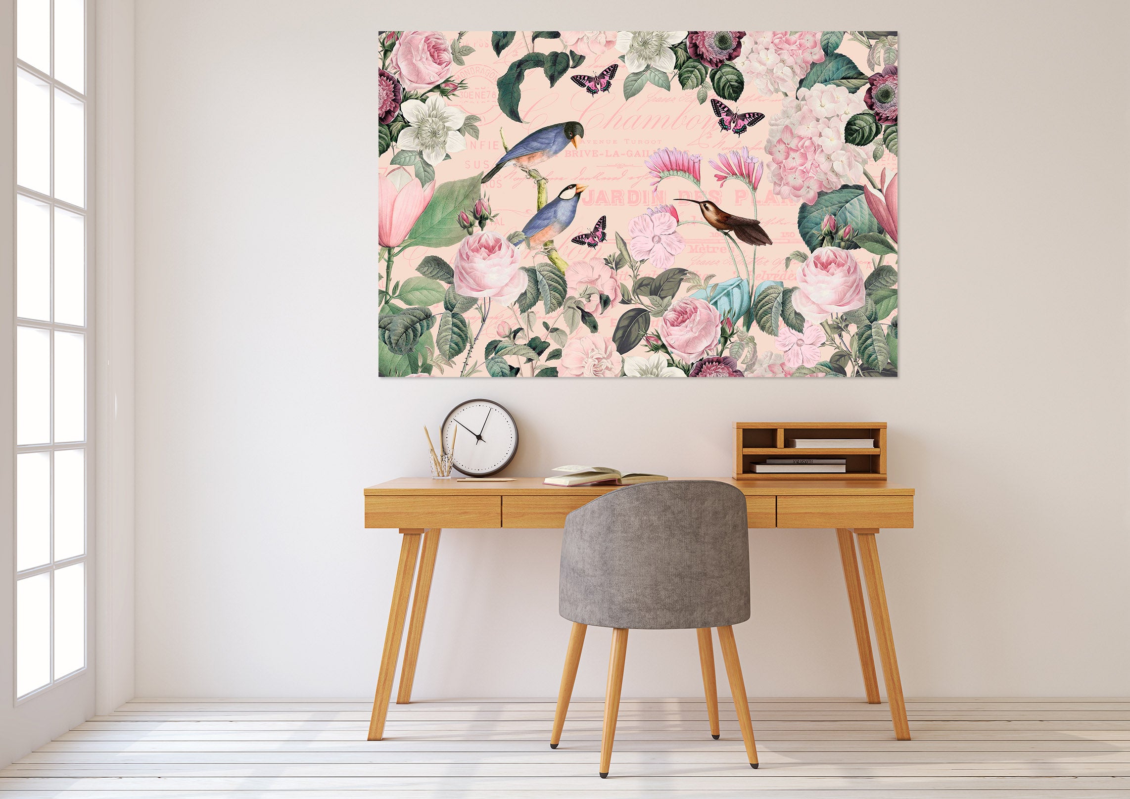 3D Leaf Bird 115 Andrea haase Wall Sticker