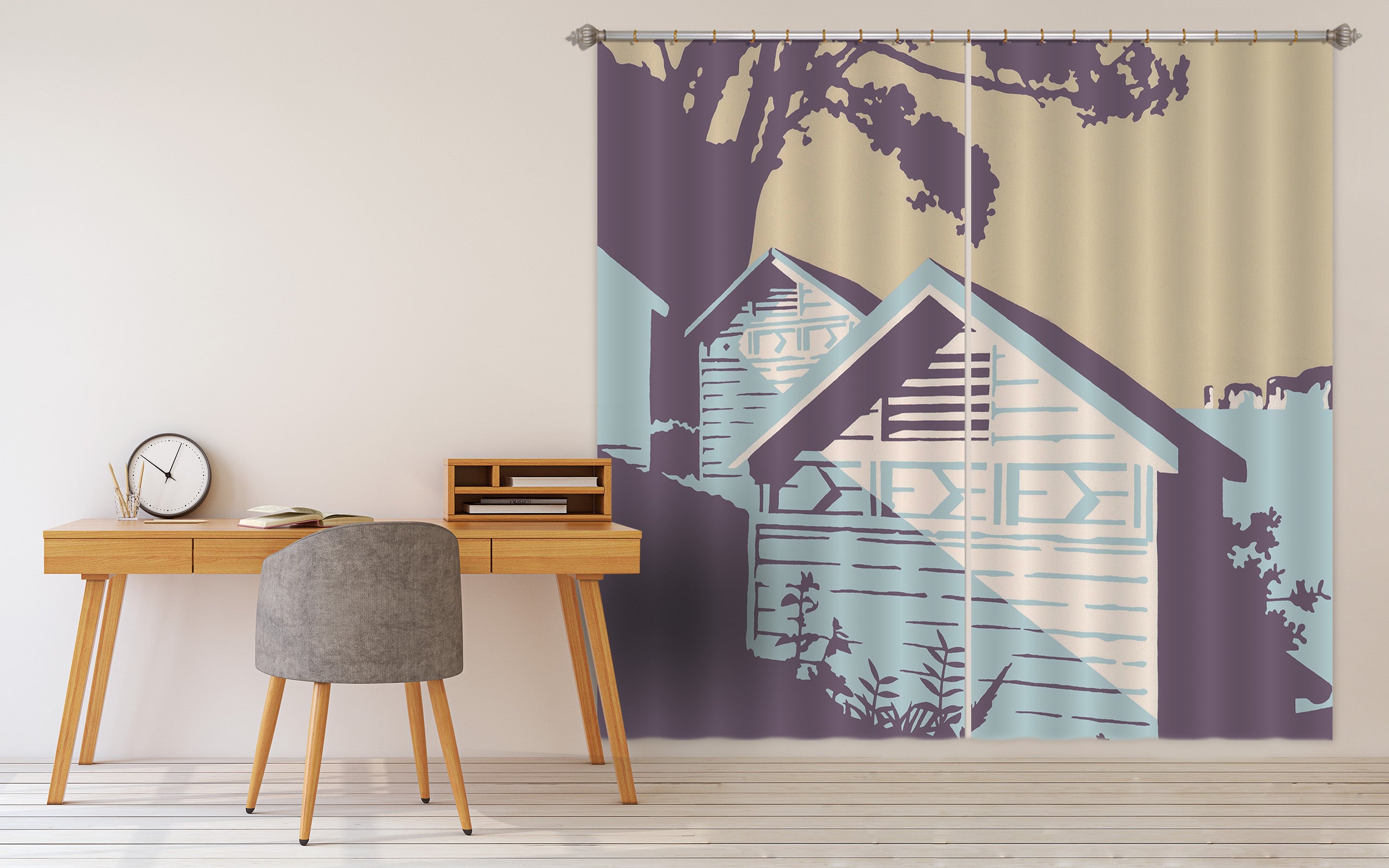 3D Canford Cliffs Old Harry Rocks 042 Steve Read Curtain Curtains Drapes