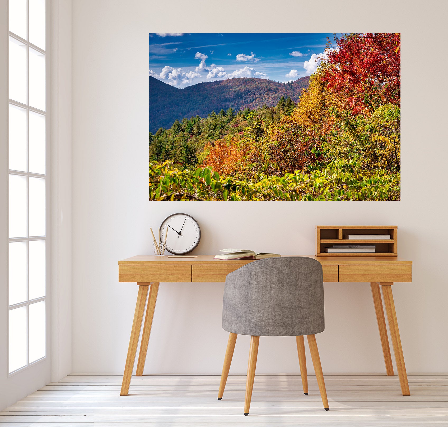 3D Mountain Forest 4049 Beth Sheridan Wall Sticker