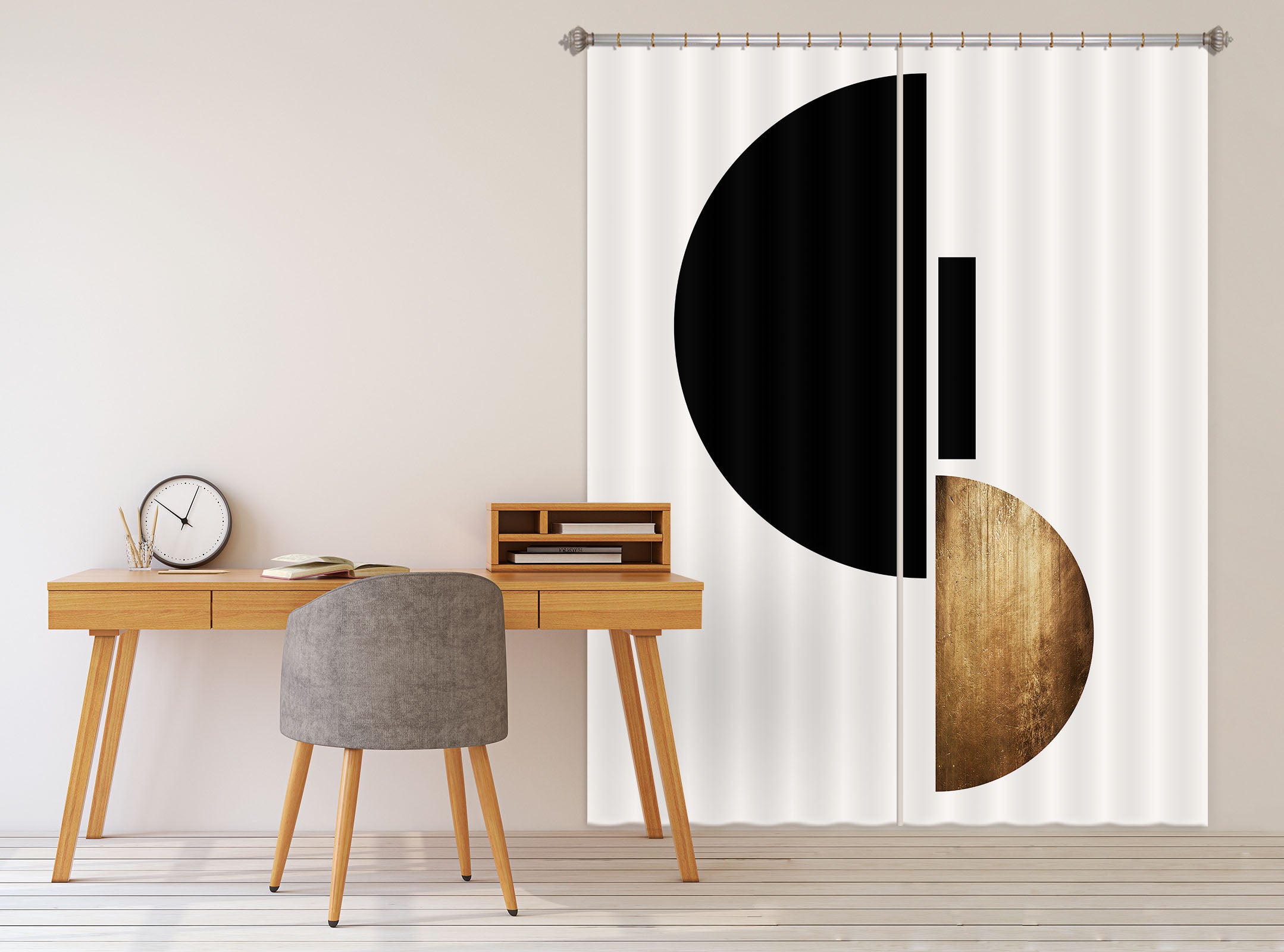 3D Semicircular Stitching 1110 Boris Draschoff Curtain Curtains Drapes
