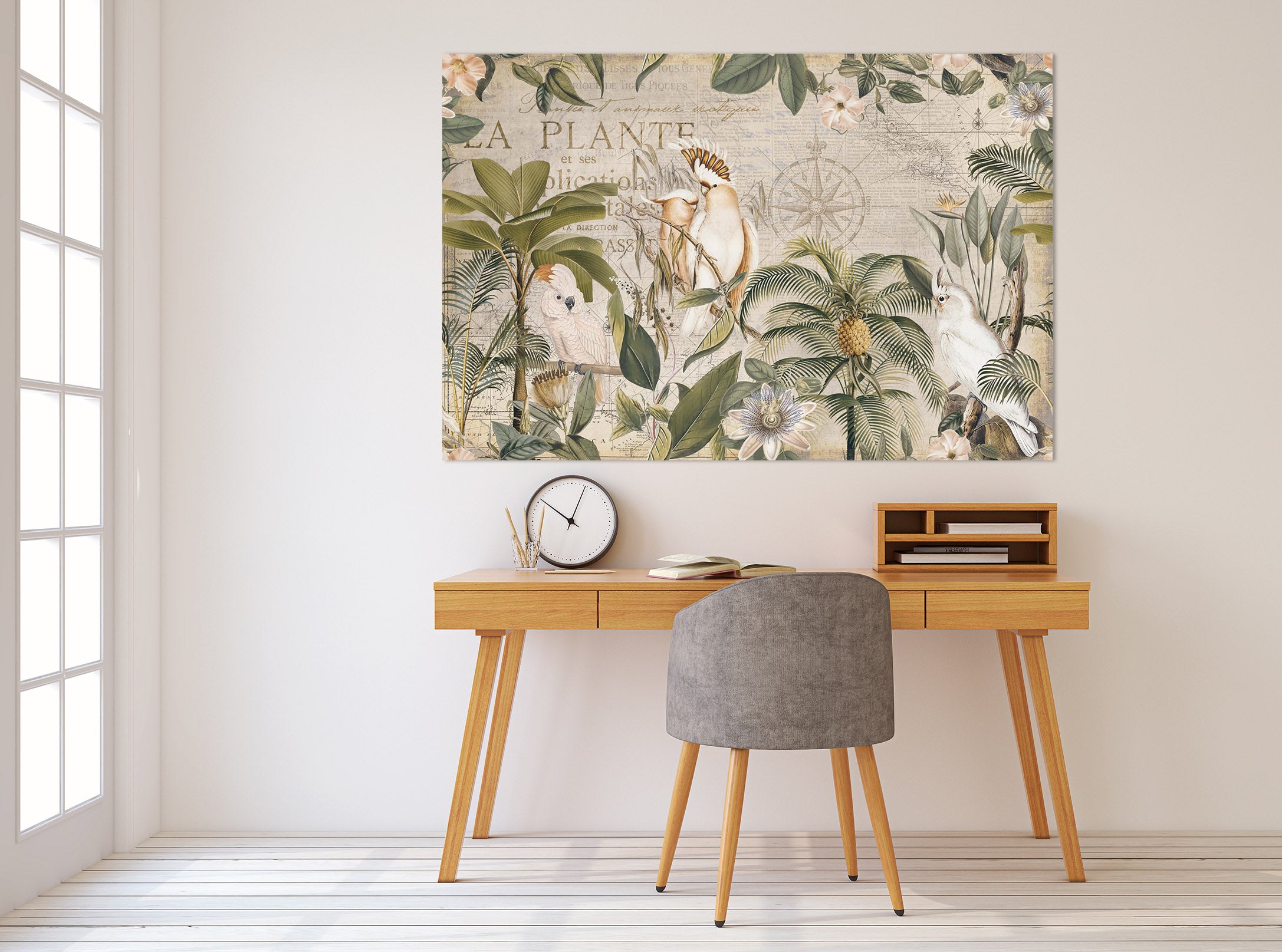 3D Forest Parrot 044 Andrea haase Wall Sticker