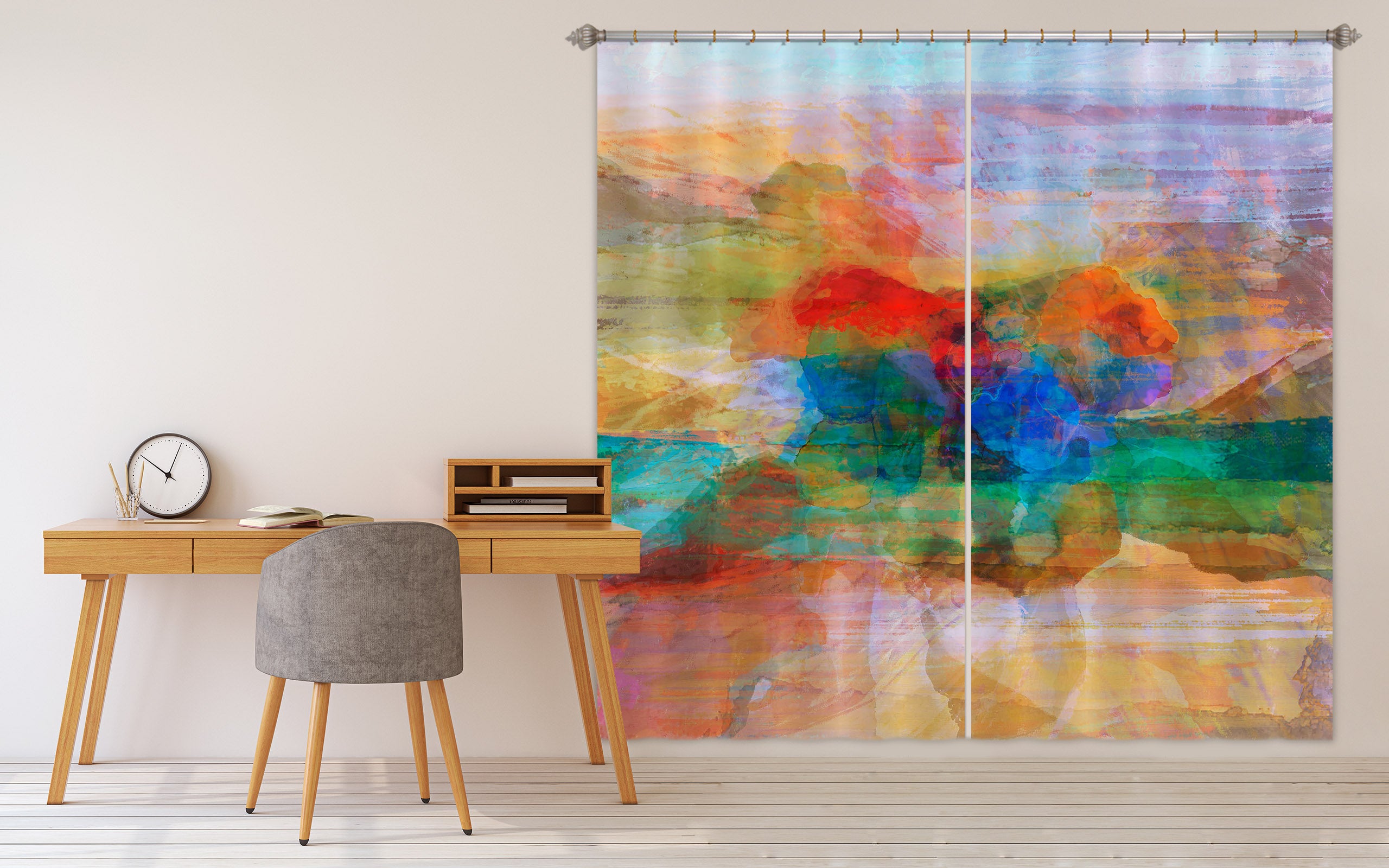 3D Strong Color 240 Michael Tienhaara Curtain Curtains Drapes