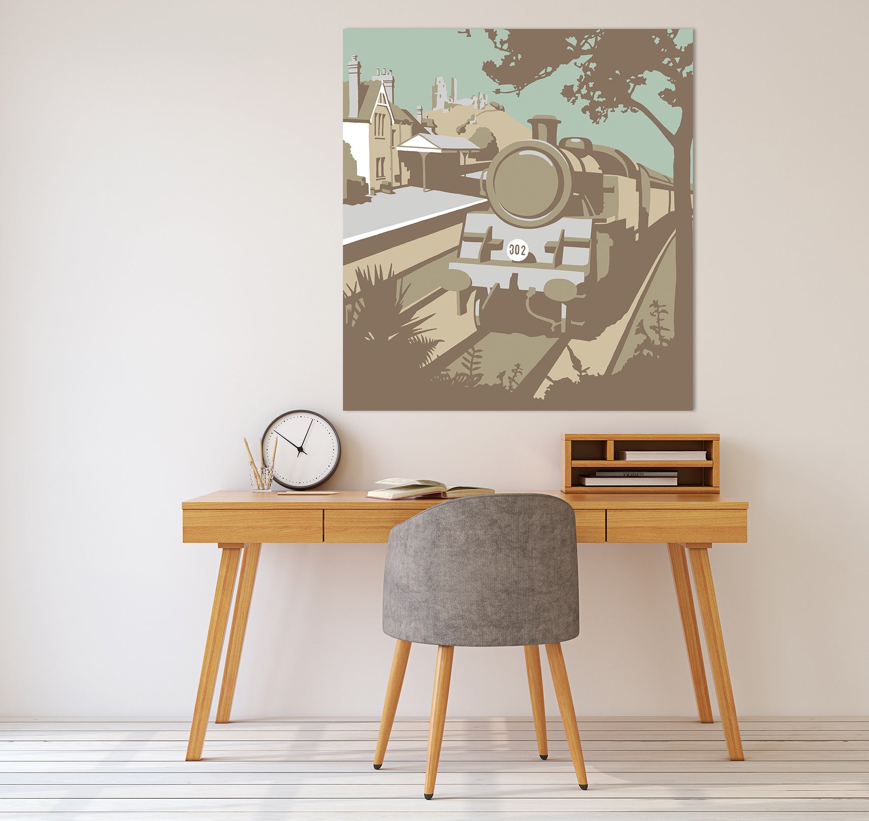 3D Swanage Railway 019 Steve Read Wall Sticker