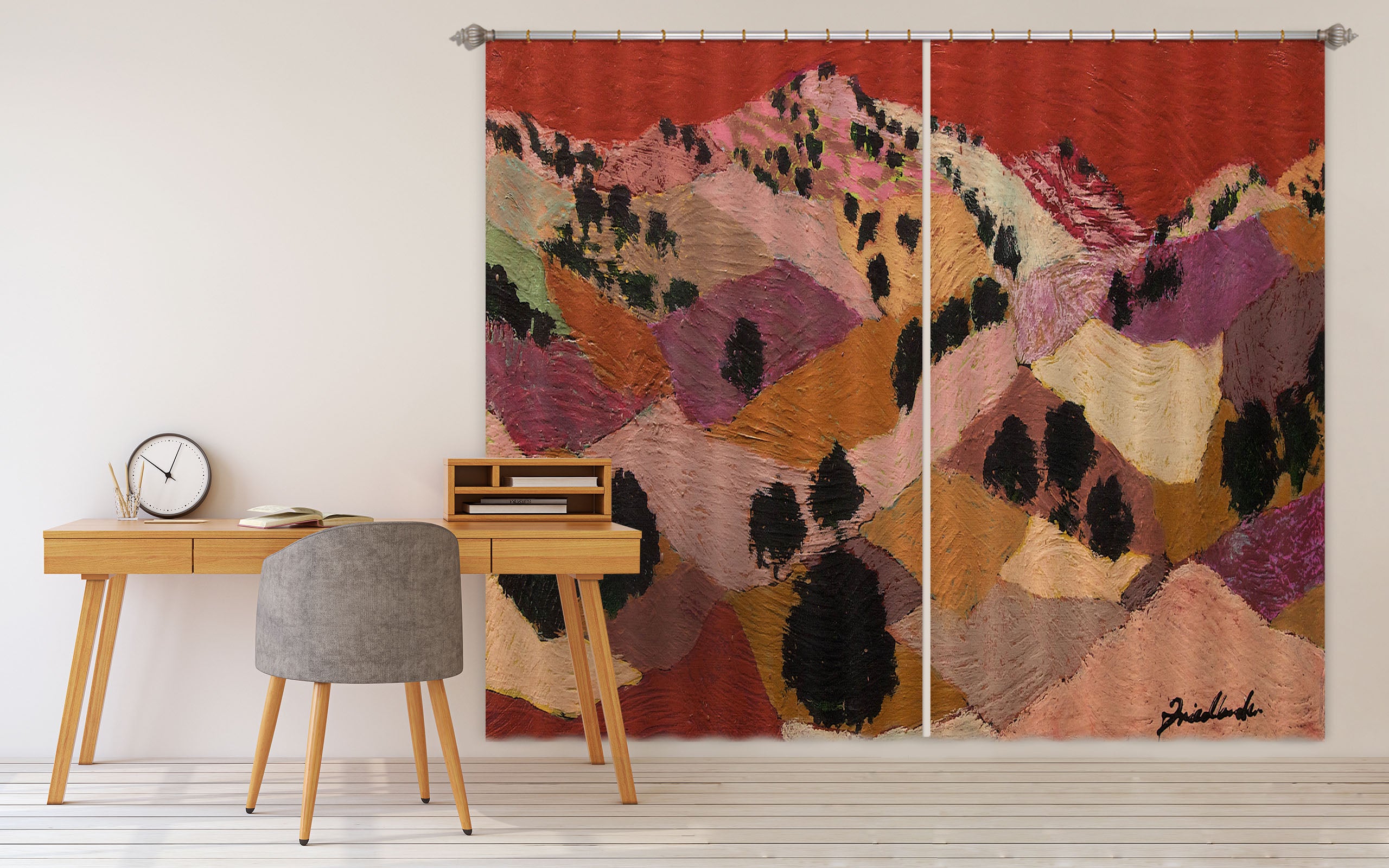 3D Valley Tree 104 Allan P. Friedlander Curtain Curtains Drapes