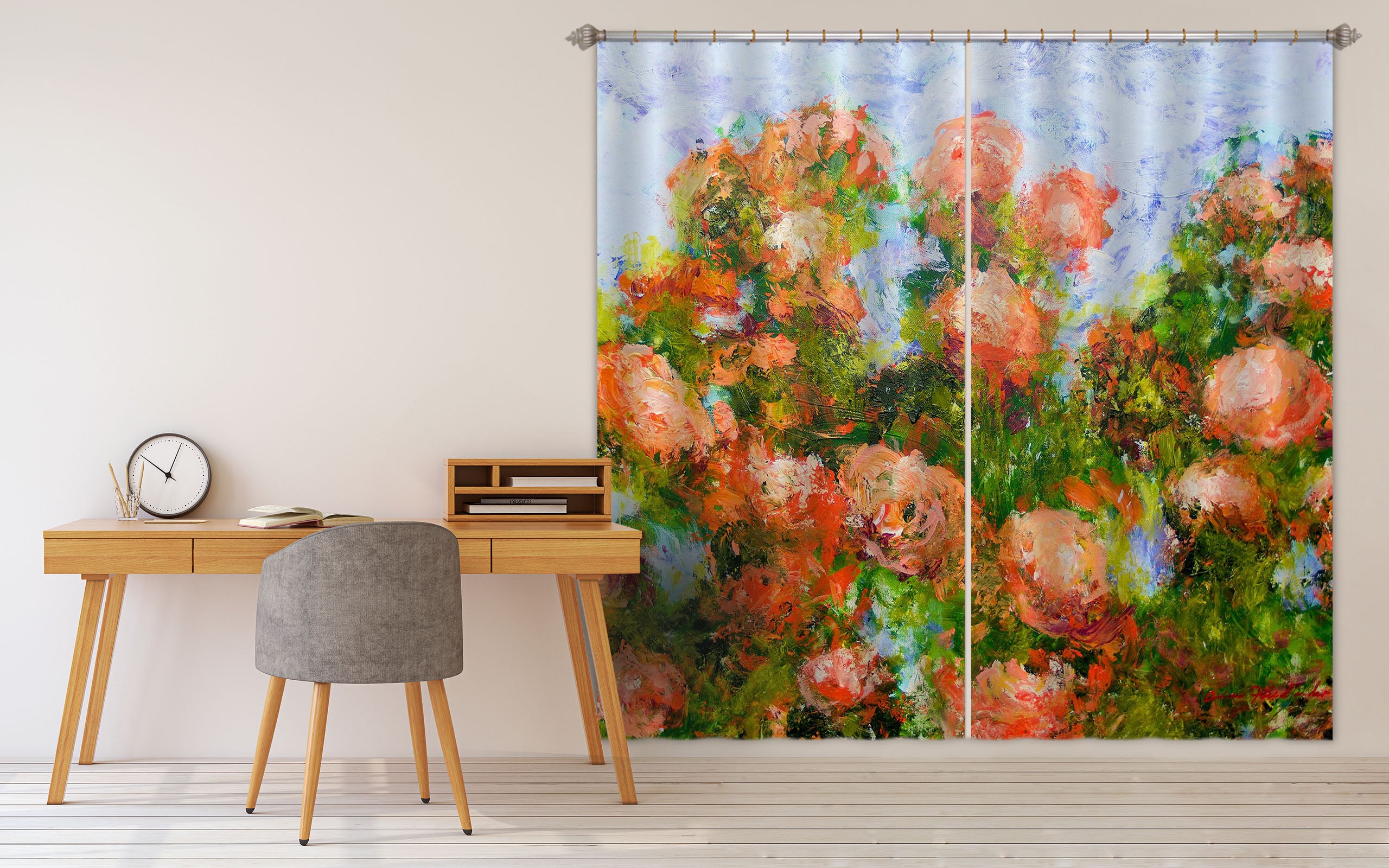 3D Red Fruit 266 Allan P. Friedlander Curtain Curtains Drapes