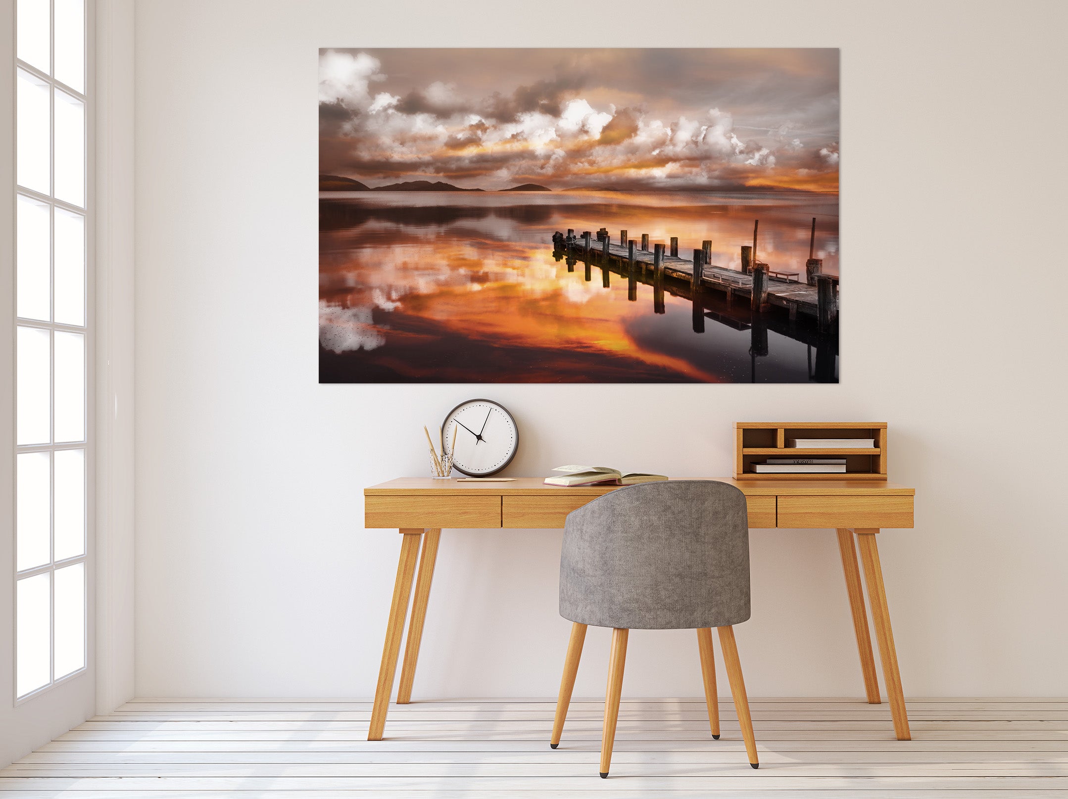 3D River Bridge 206 Marco Carmassi Wall Sticker