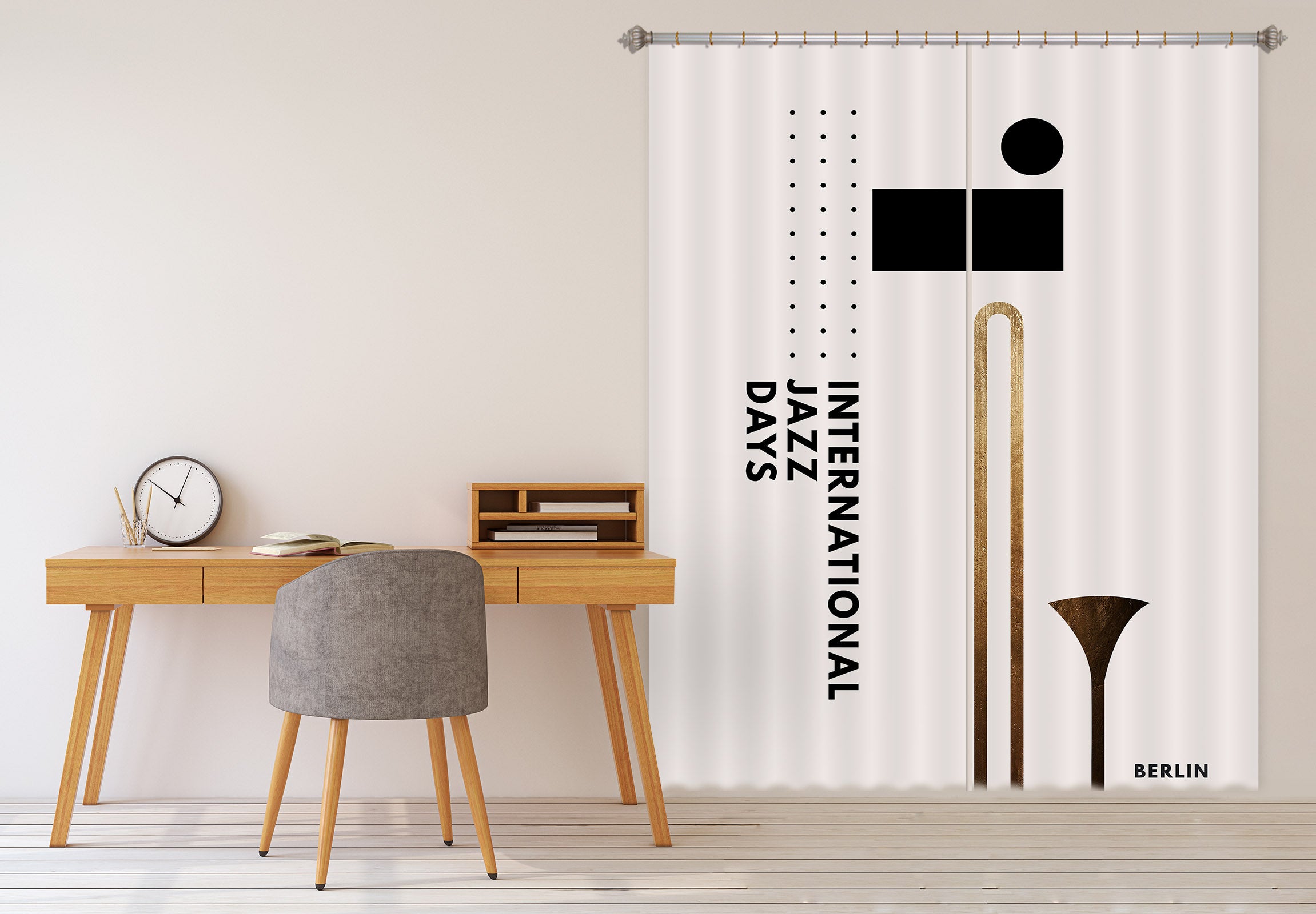 3D Golden Suona 1069 Boris Draschoff Curtain Curtains Drapes