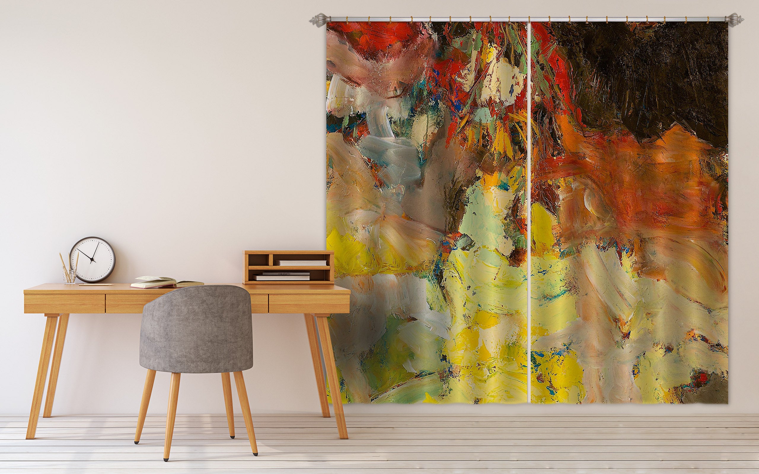 3D Color Graffiti 112 Allan P. Friedlander Curtain Curtains Drapes