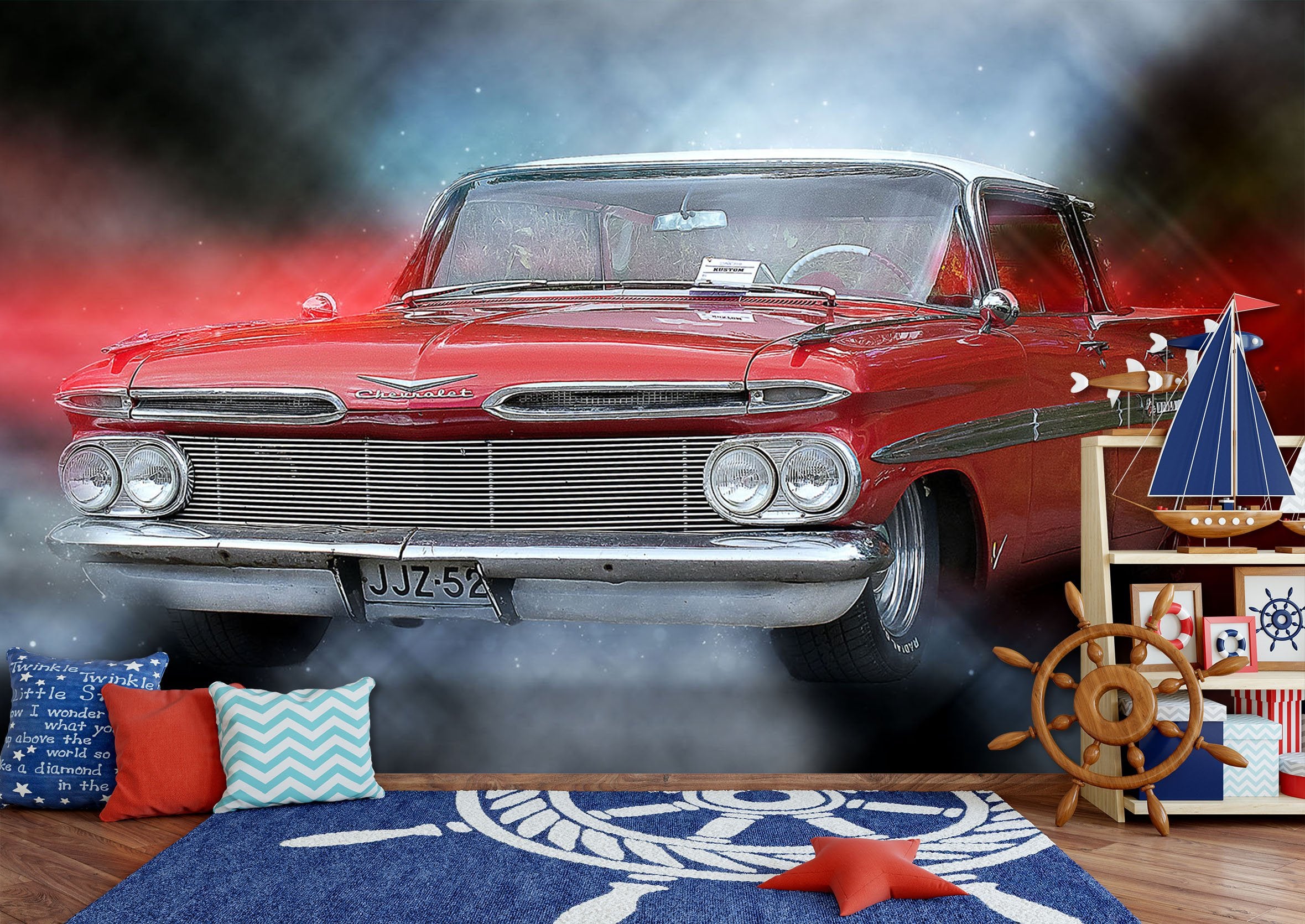 3D Car Light 946 Vehicle Wall Murals Wallpaper AJ Wallpaper 2