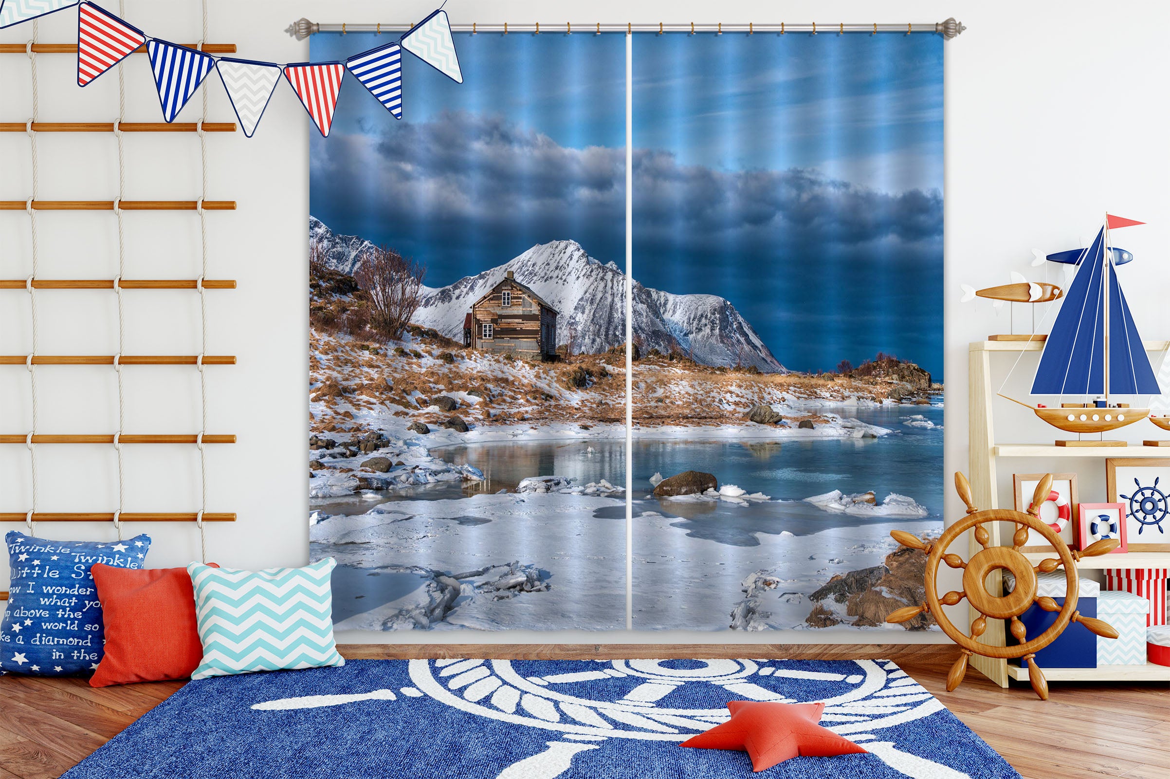 3D Gravel House 112 Marco Carmassi Curtain Curtains Drapes